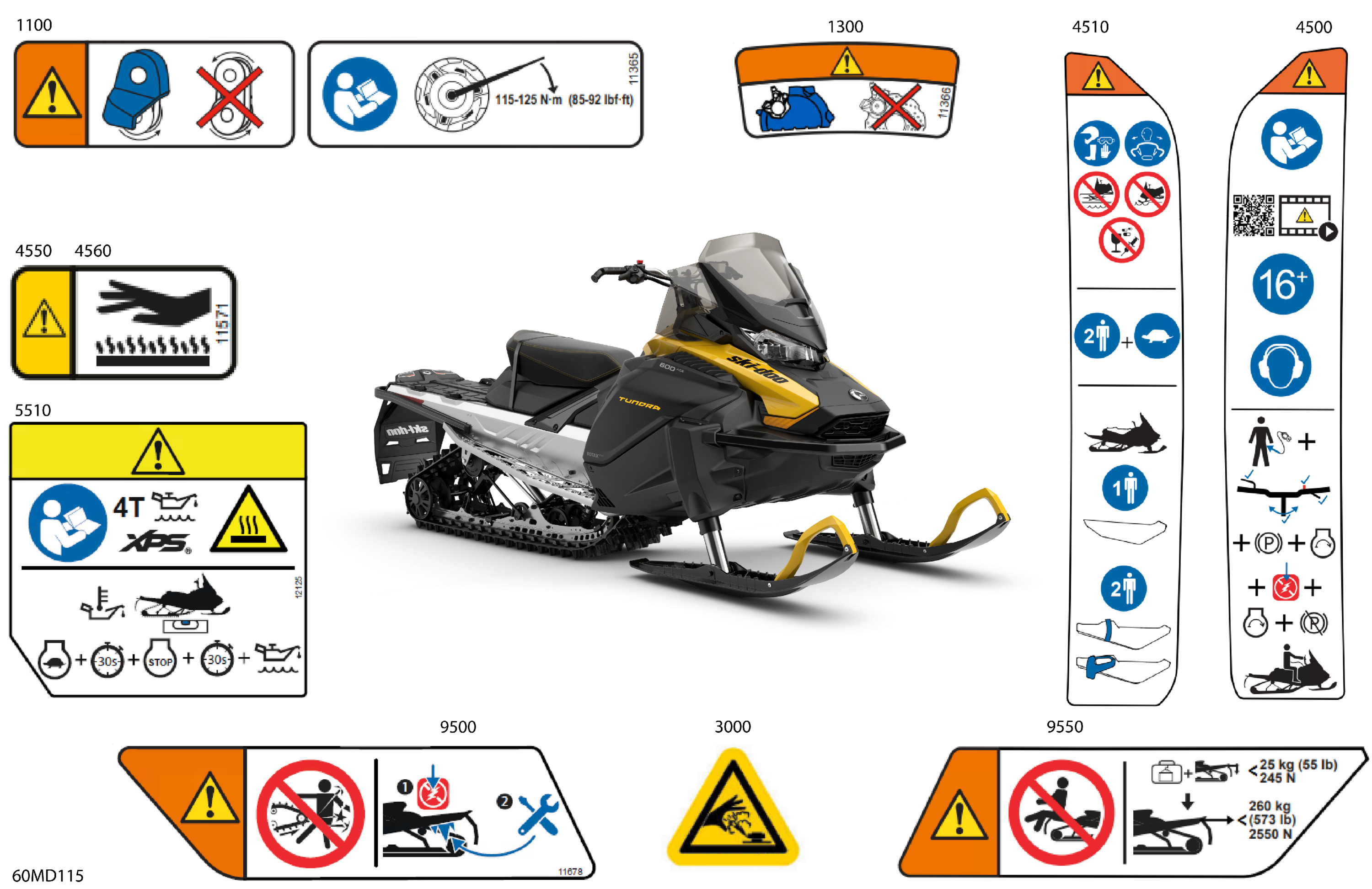 Схема узла: Body - Warning Decals