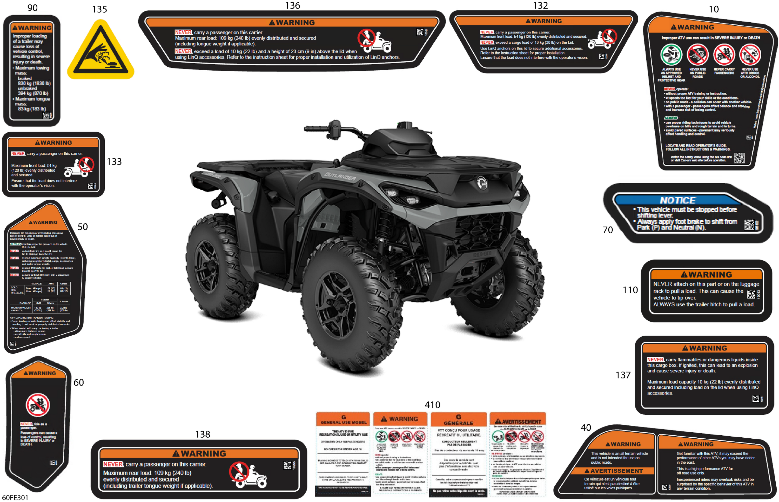 Body - Warning Decals