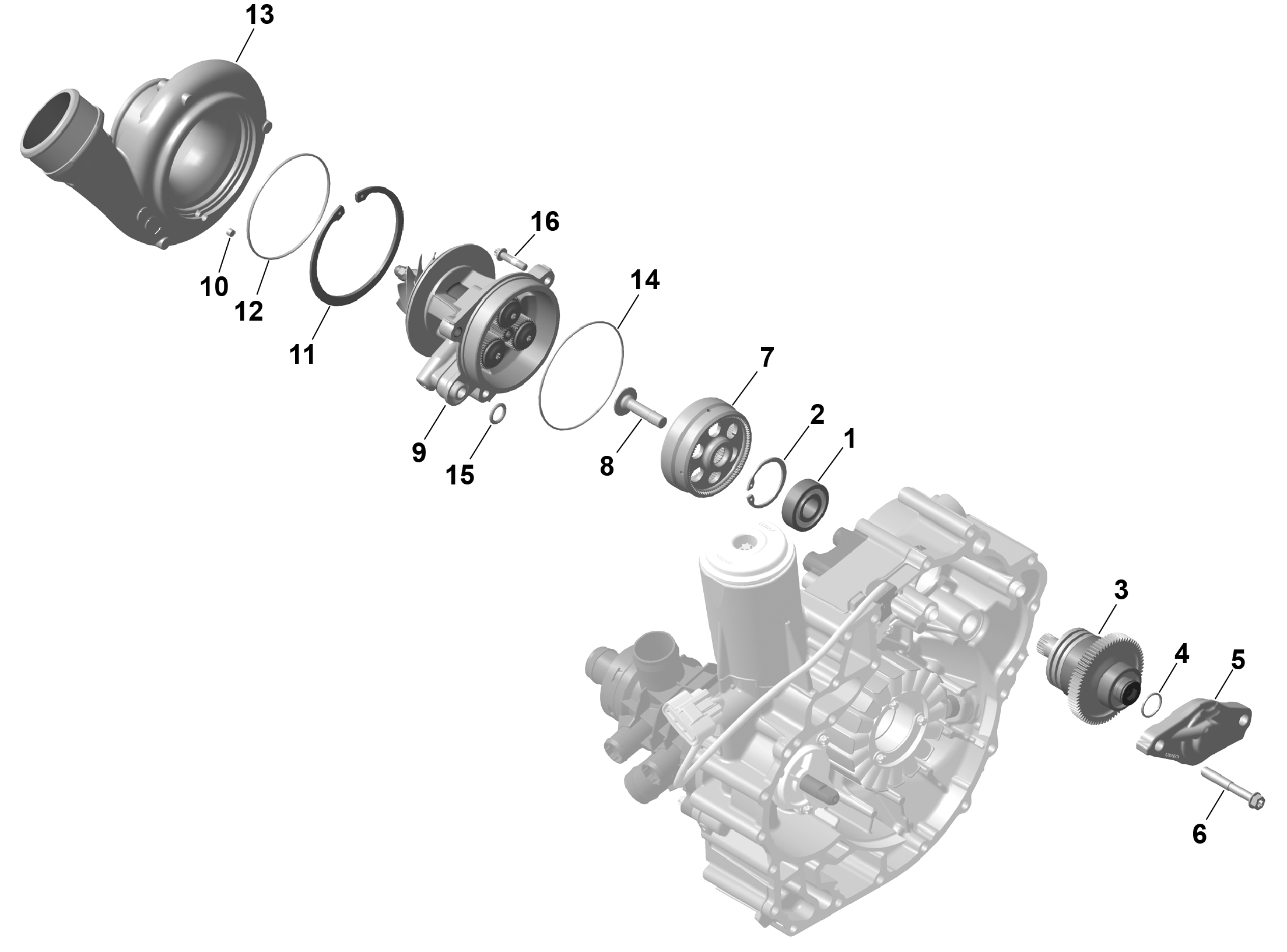 Схема узла: ROTAX - SuperCharger