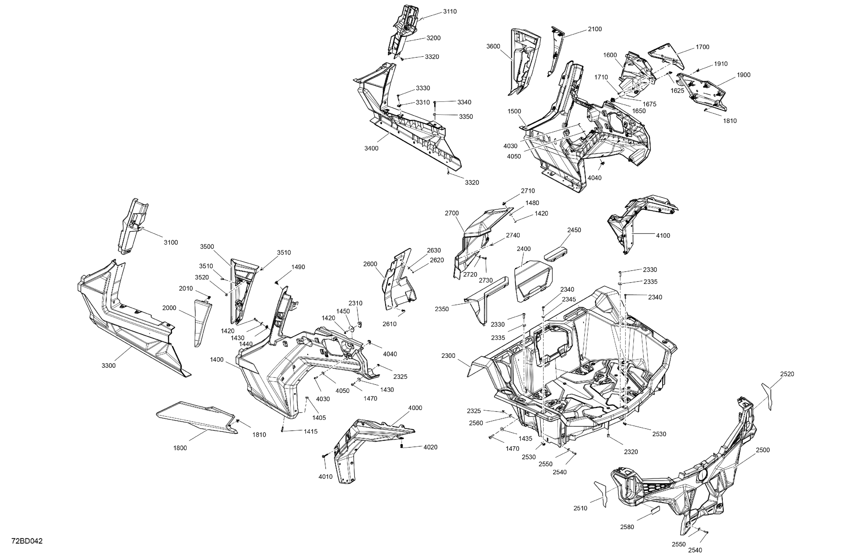 Схема узла: Body - Rear Section