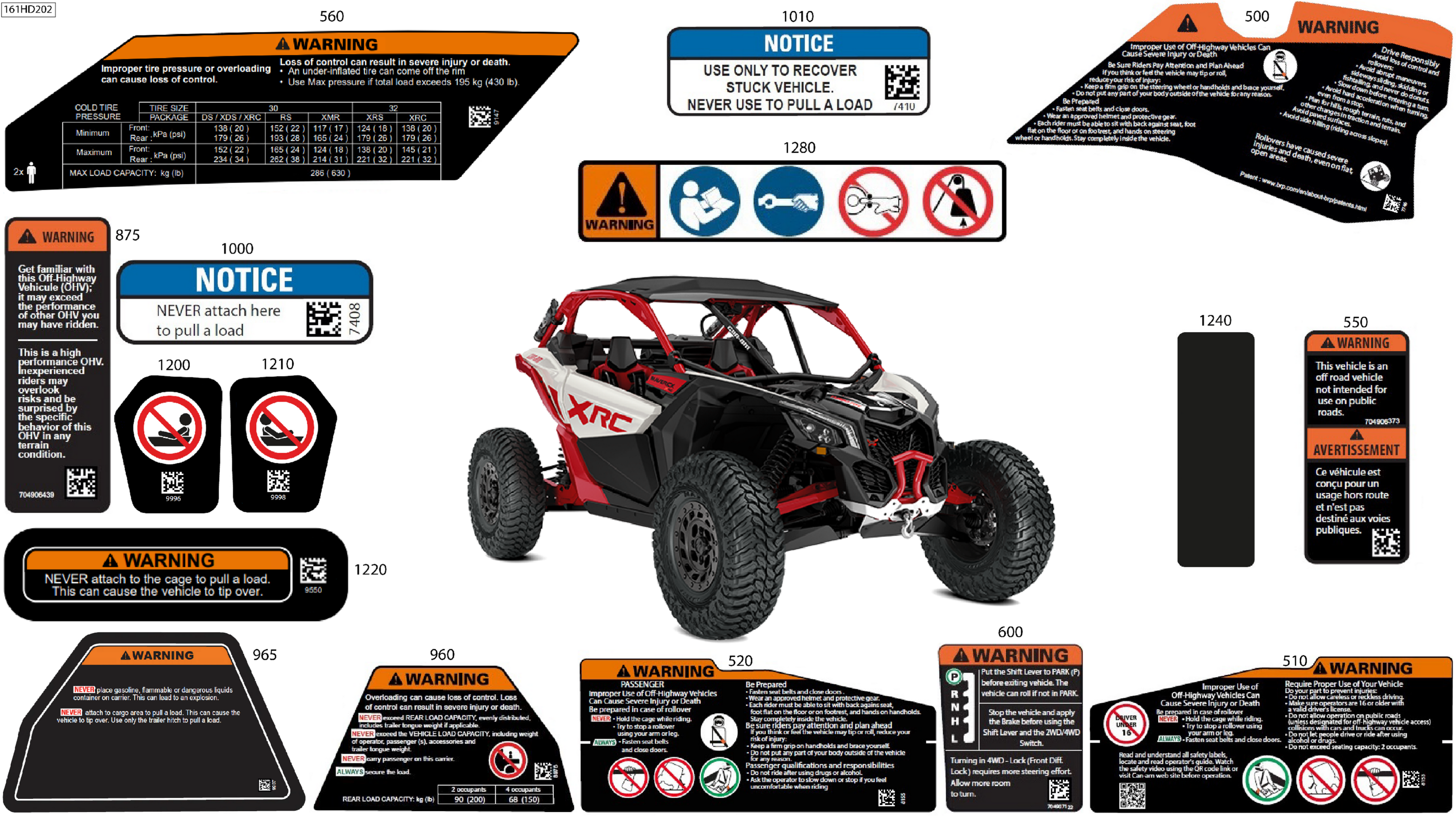 Body - Warning Decals