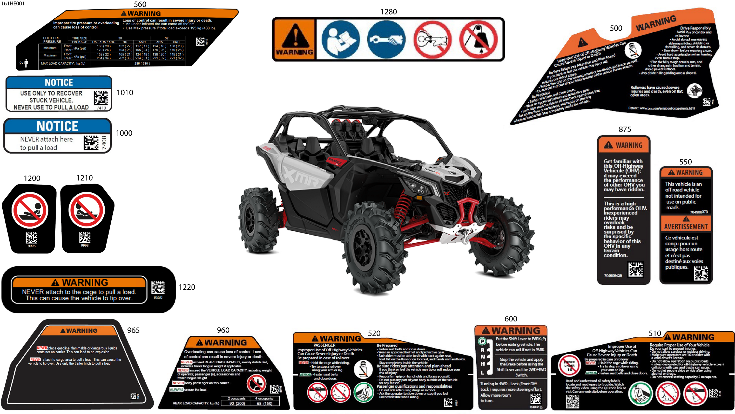 Body - Warning Decals