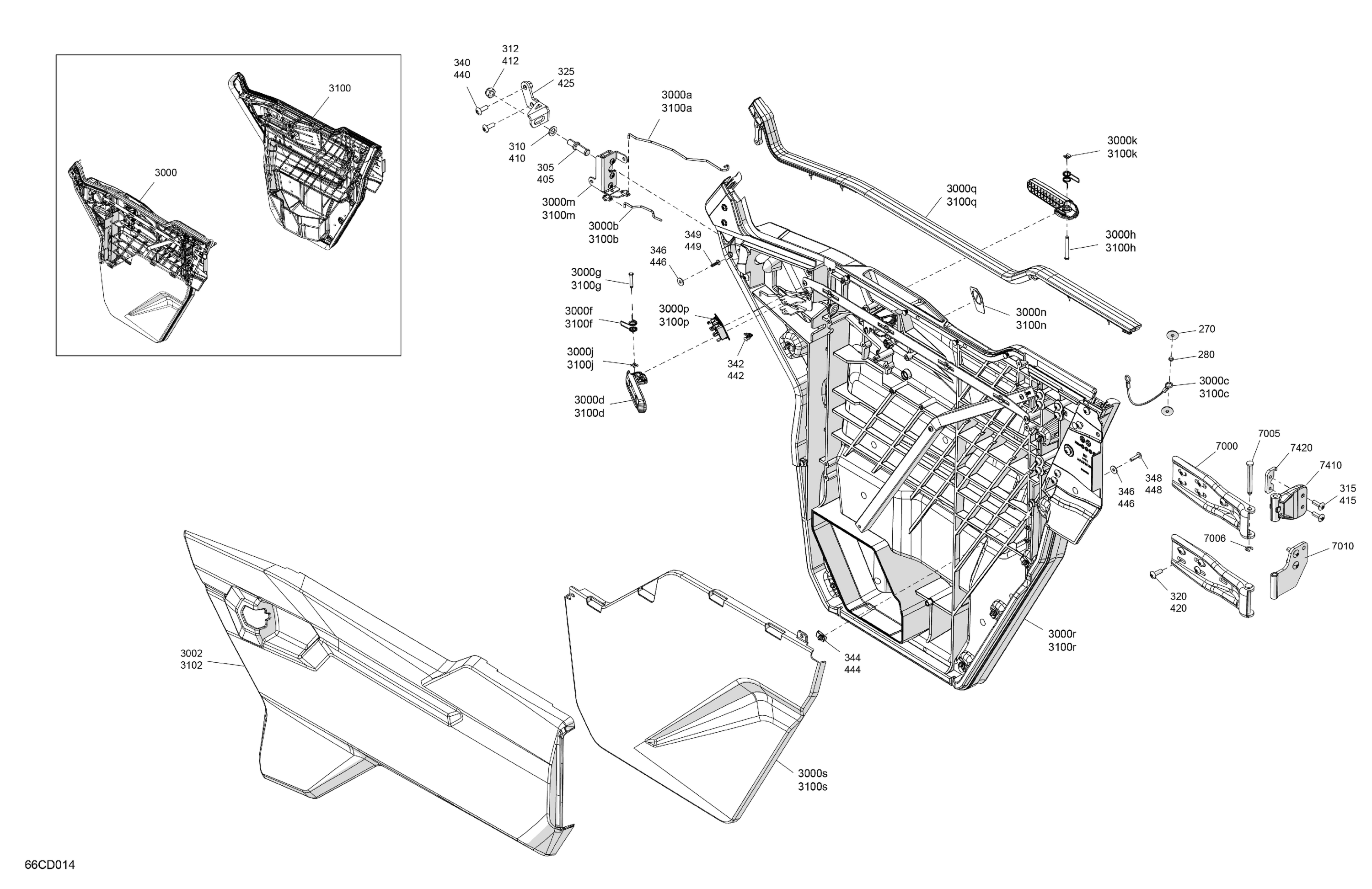 Enclosure Cab - Front Doors