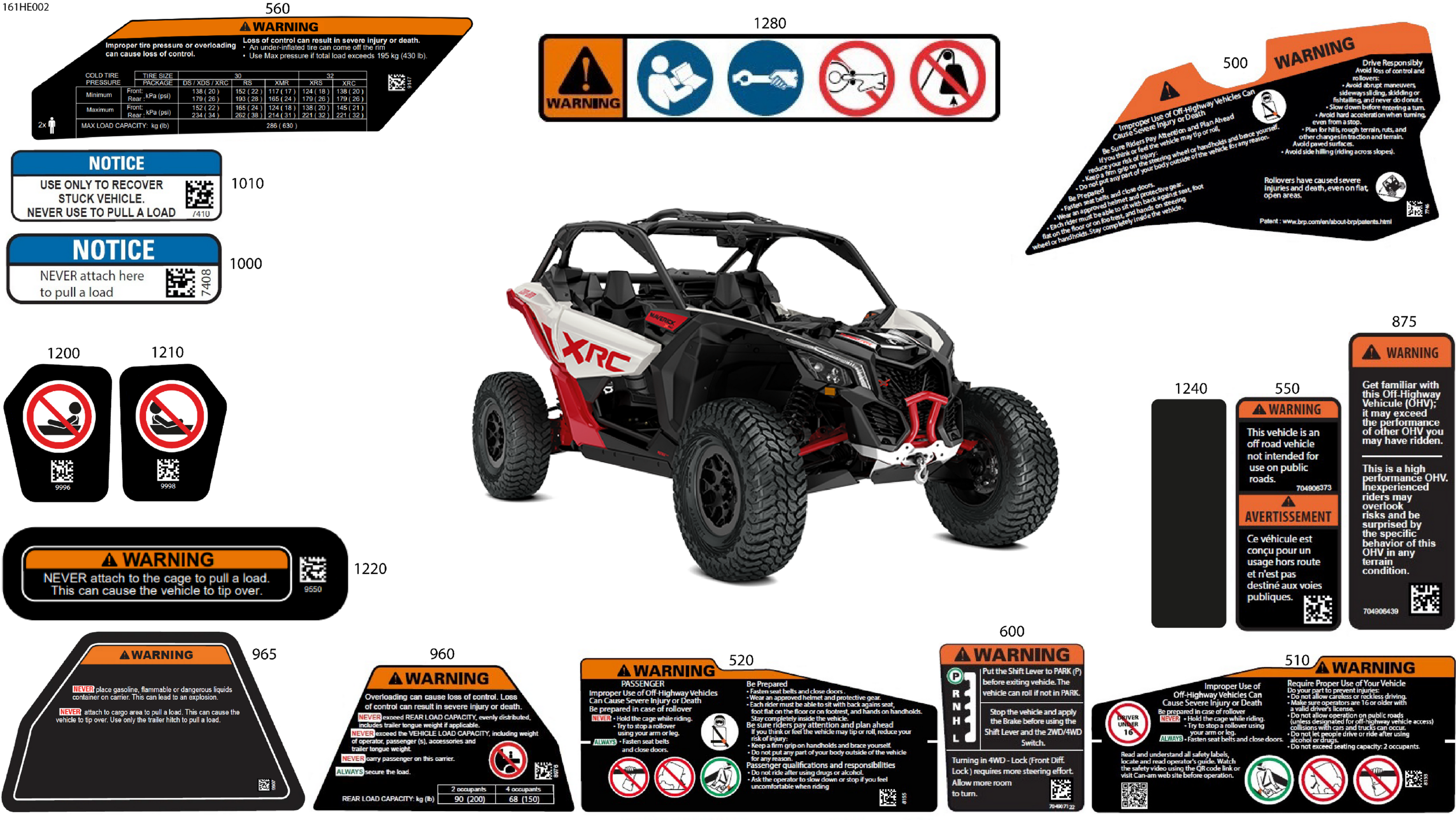 Body - Warning Decals