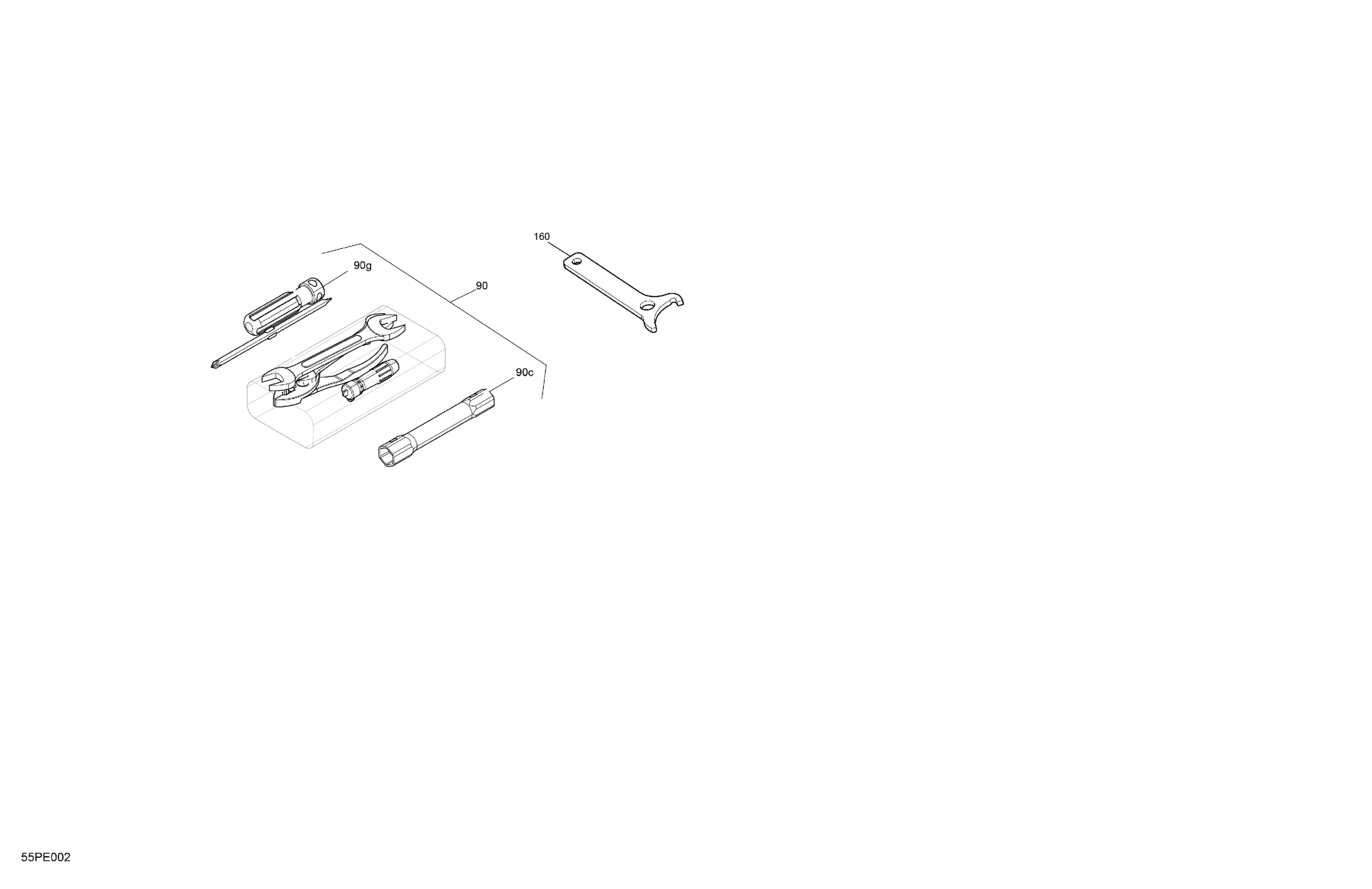 Body - Front Storage Tray