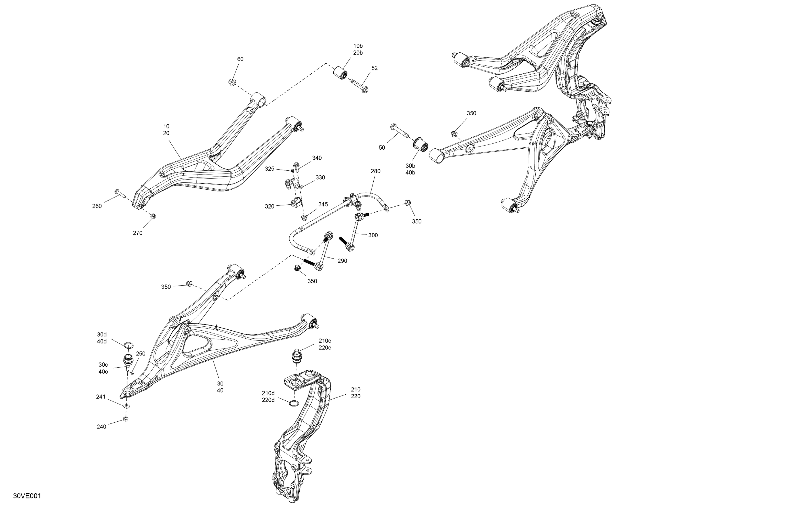 Схема узла: Suspension - Front Components