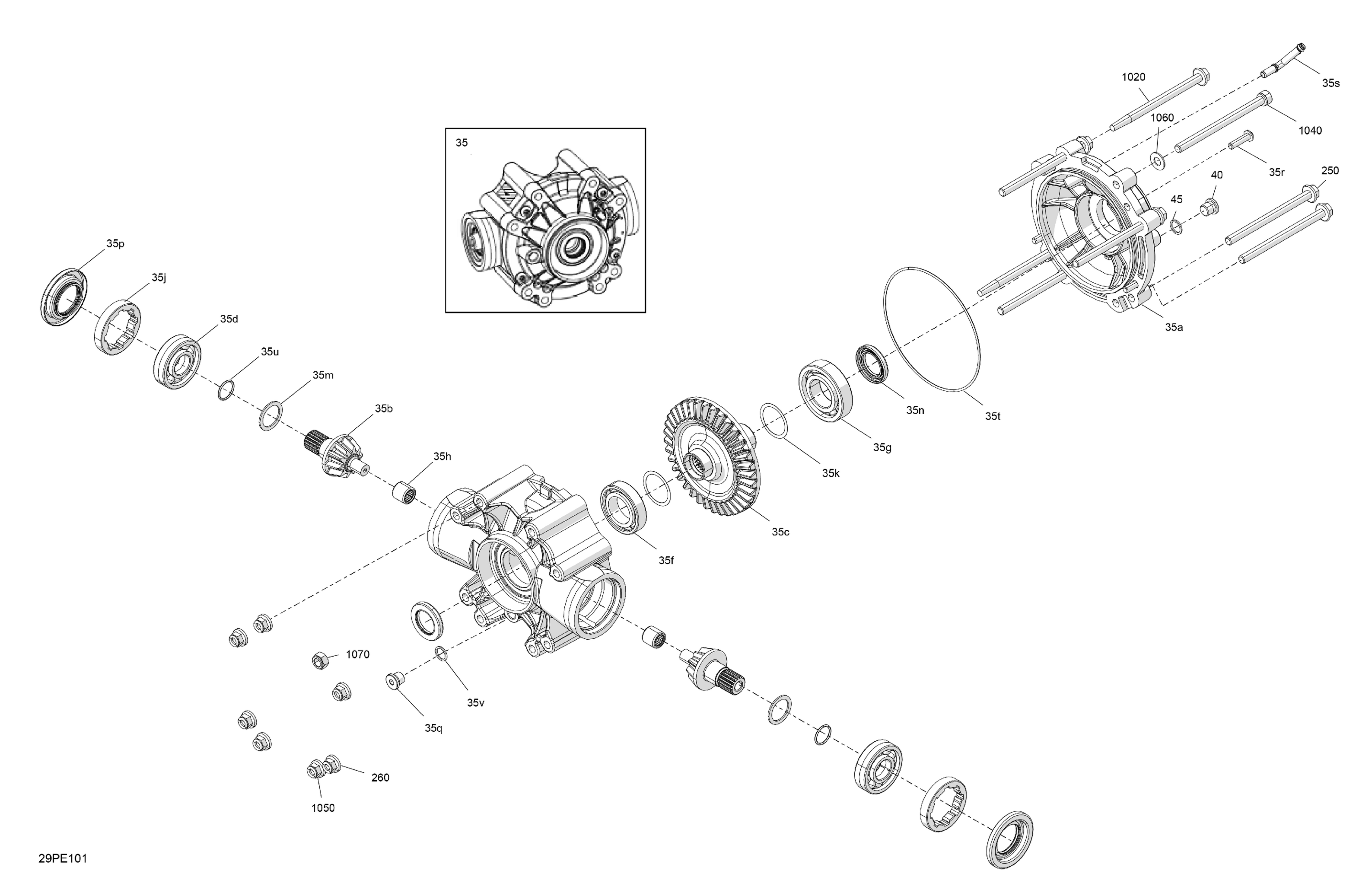 Drive - Middle Drive Unit