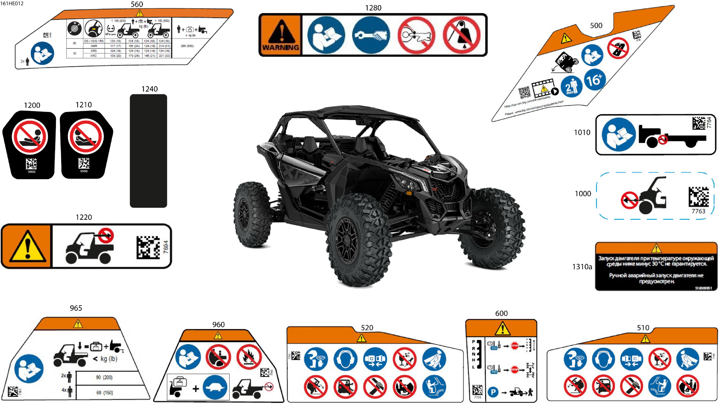 Body - Warning Decals