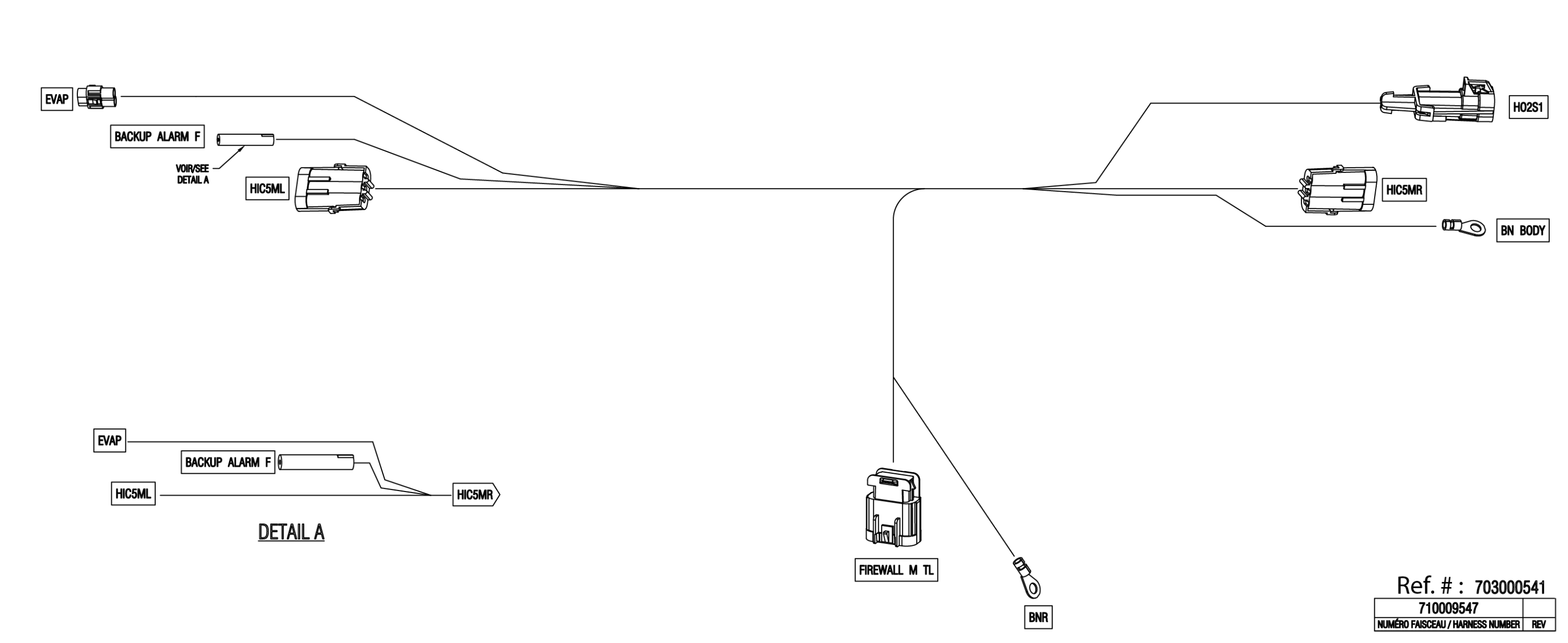 Схема узла: Electric - Junction Wiring Harness
