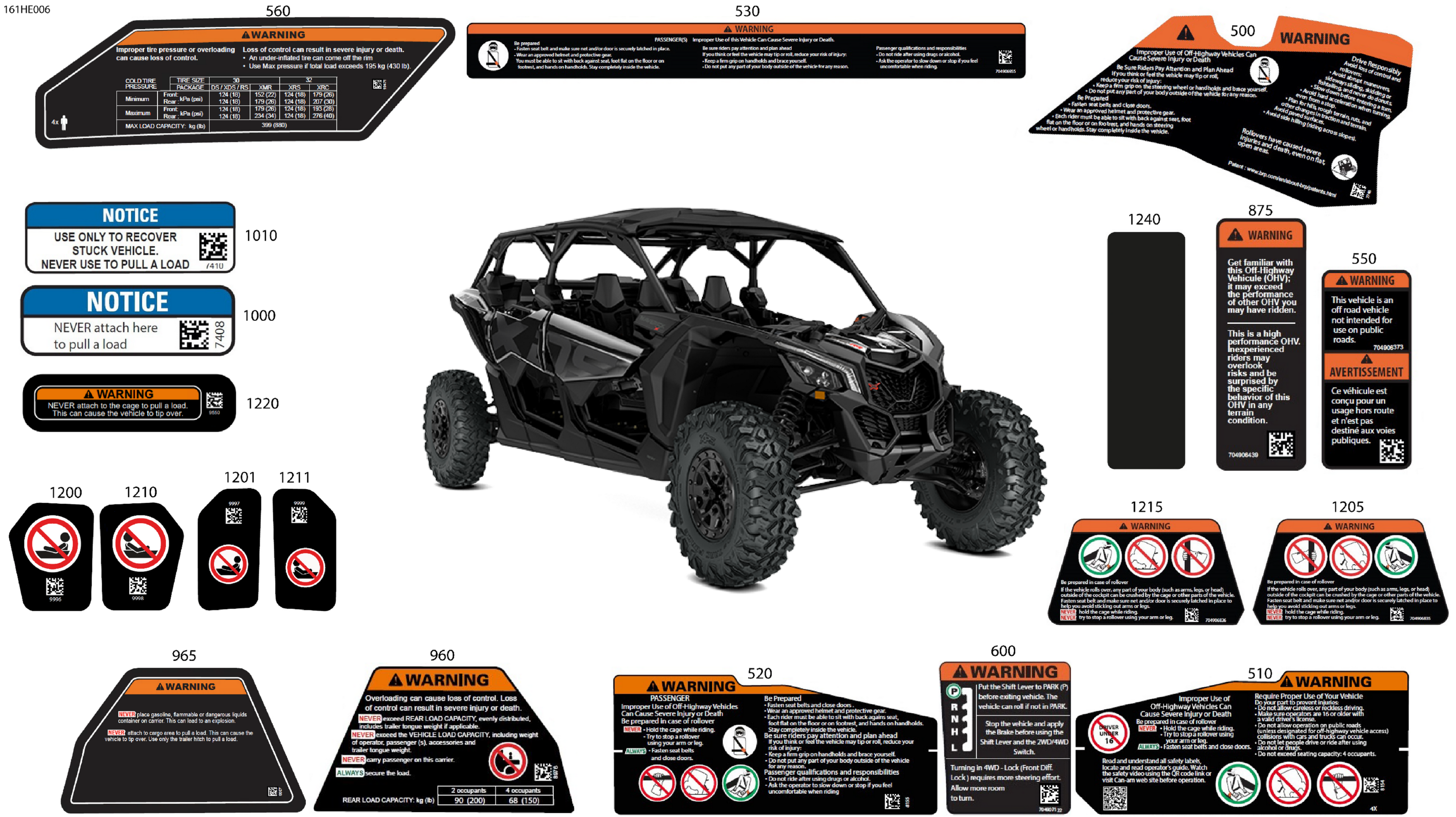 Body - Warning Decals