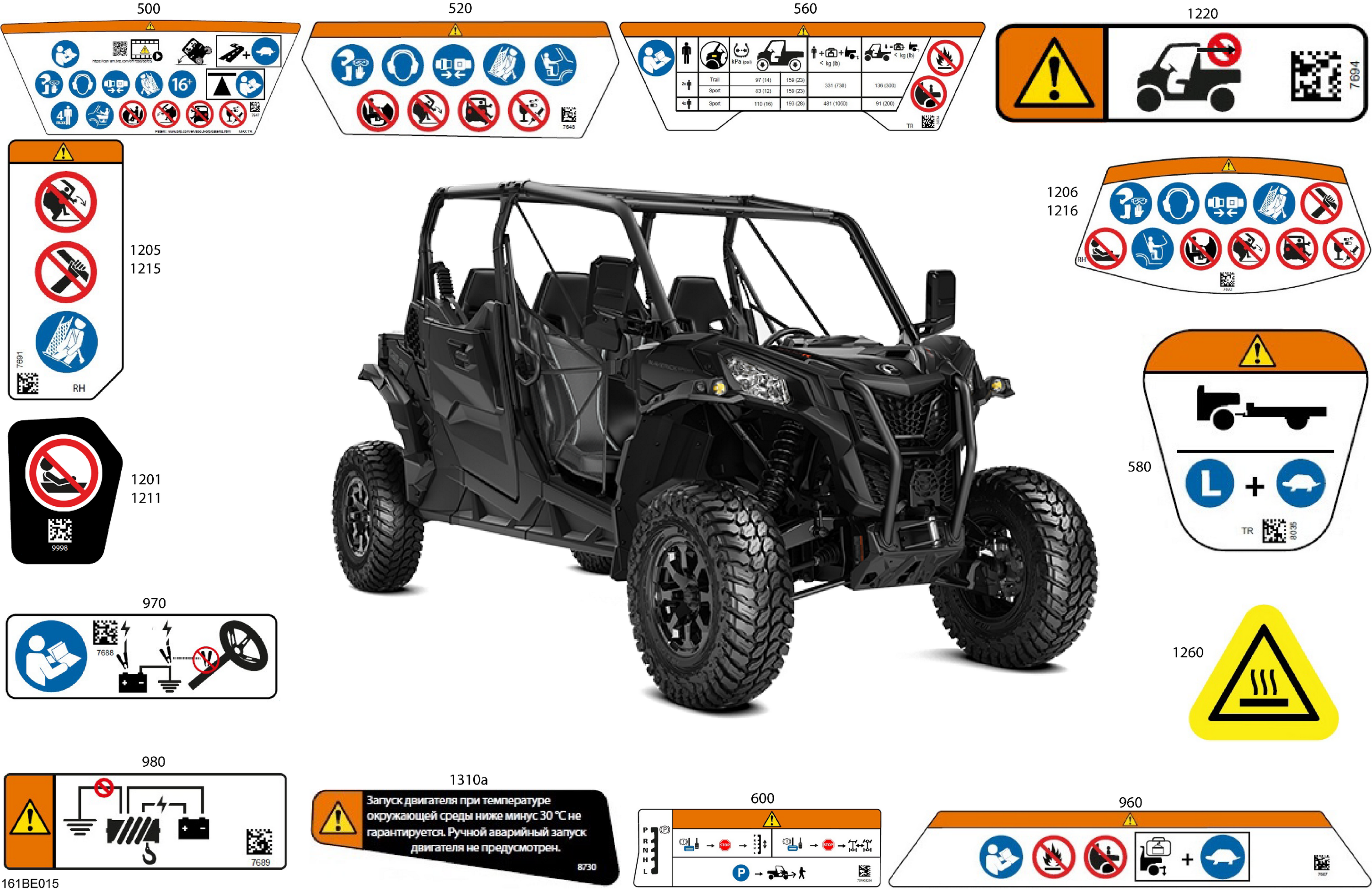 Body - Warning Decals