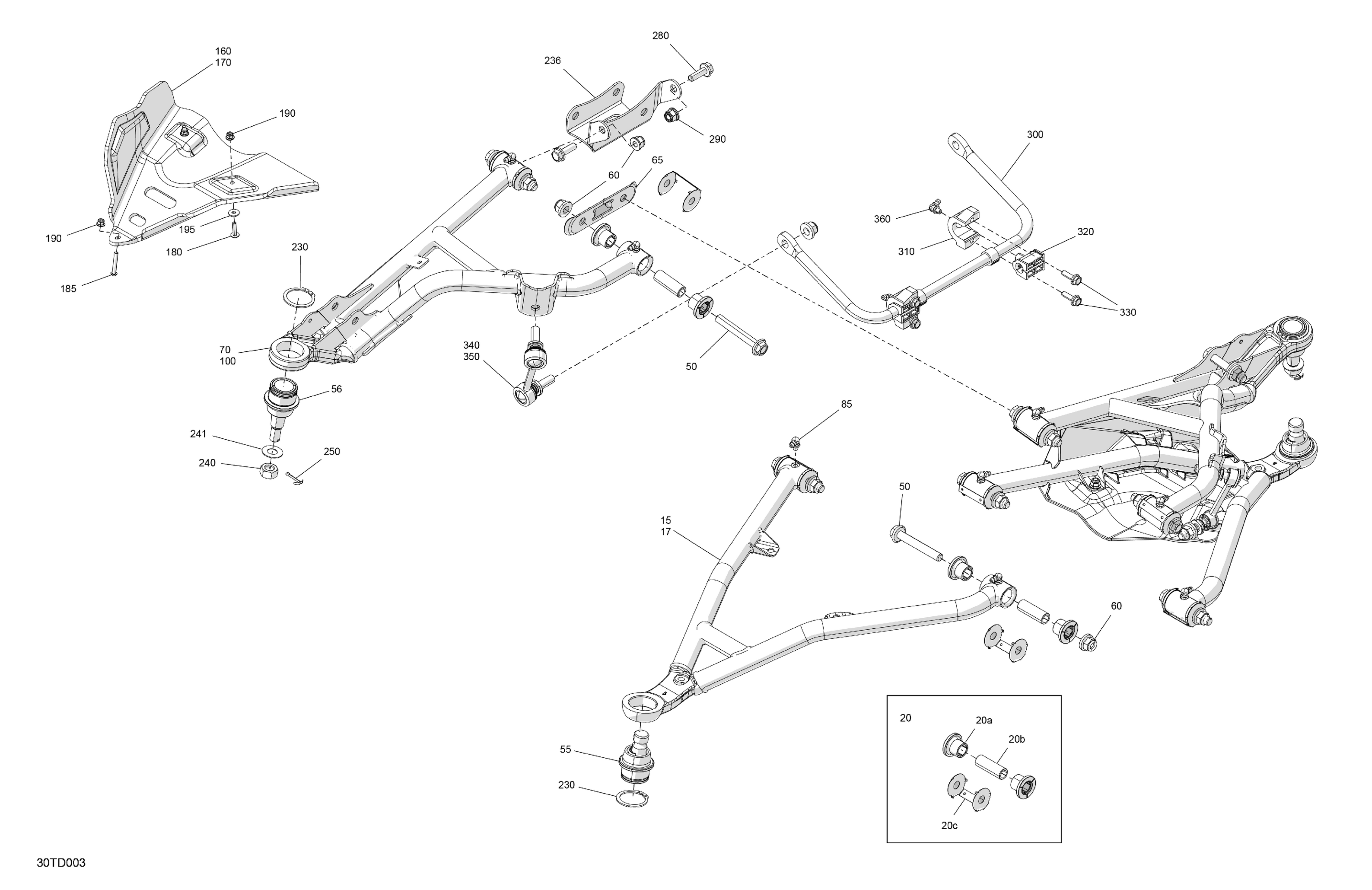 Схема узла: Suspension - Front Components