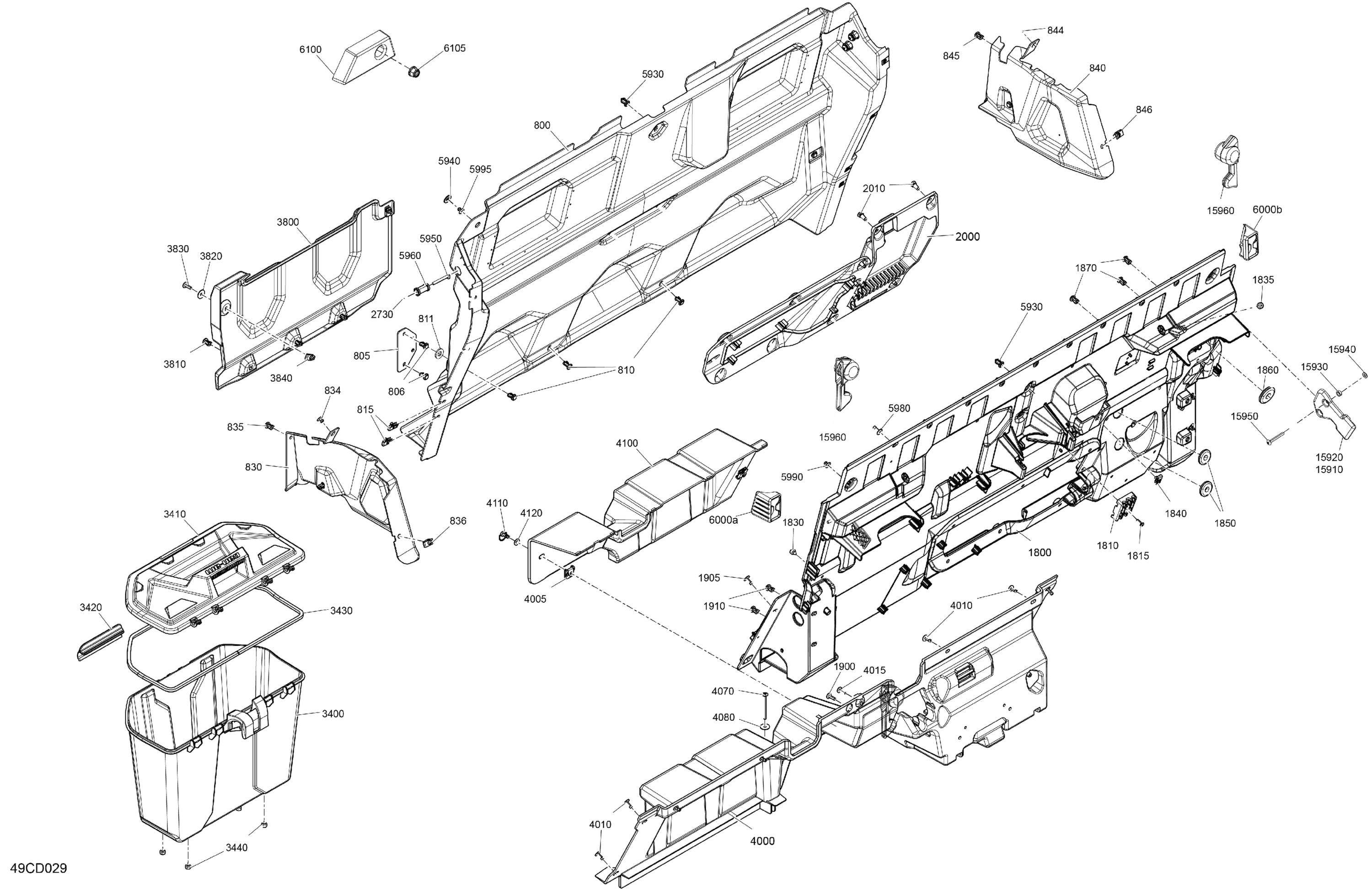 Cab Interior - Back Wall