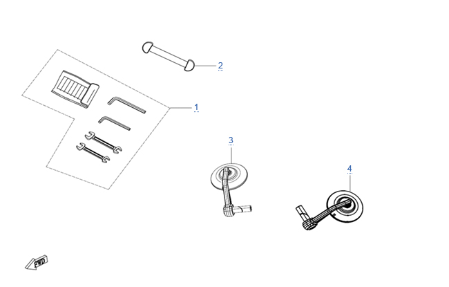 Схема узла: ЗЕРКАЛА И ИНСТРУМЕНТ