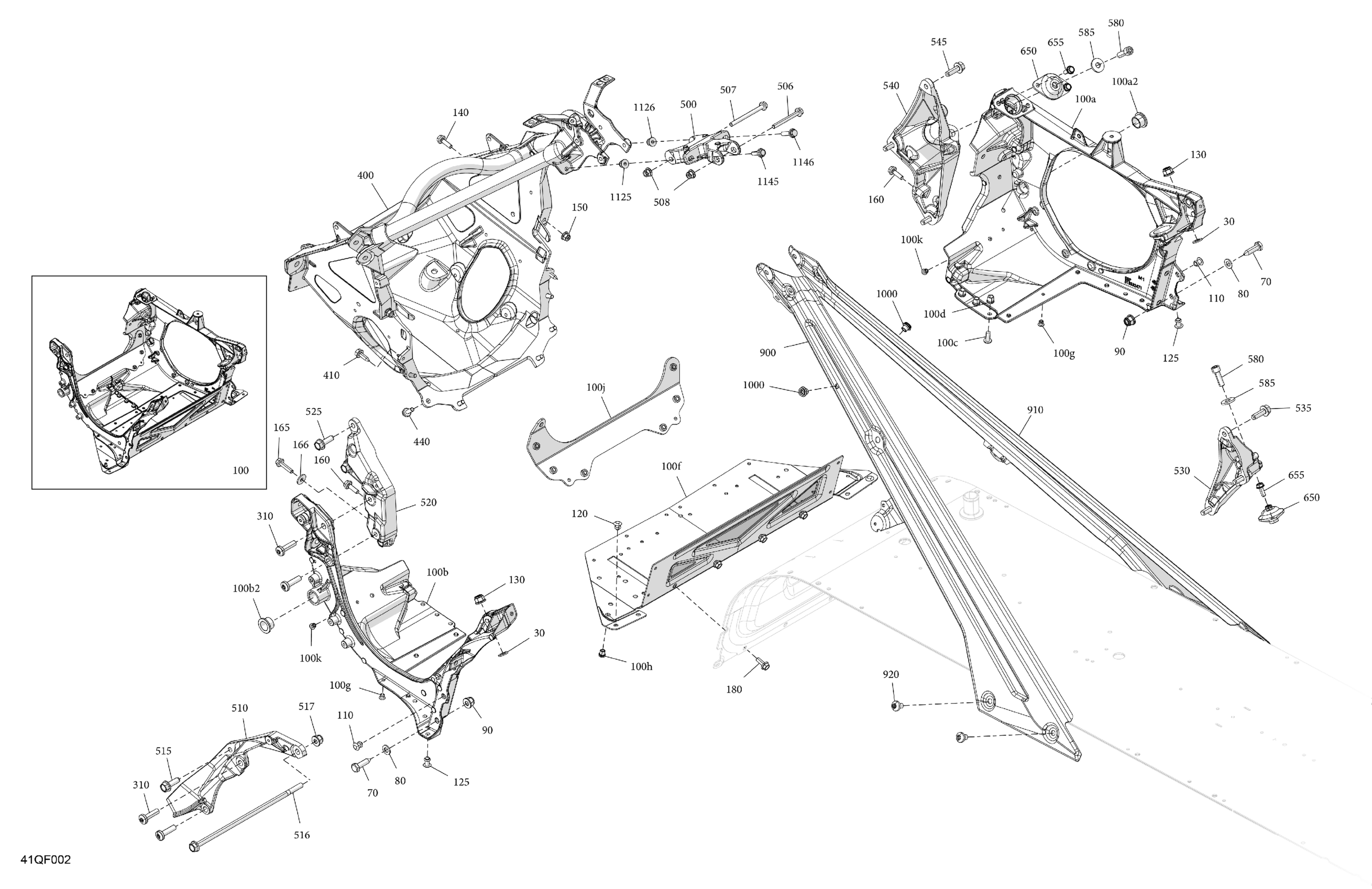 Схема узла: Frame - System - Front Section