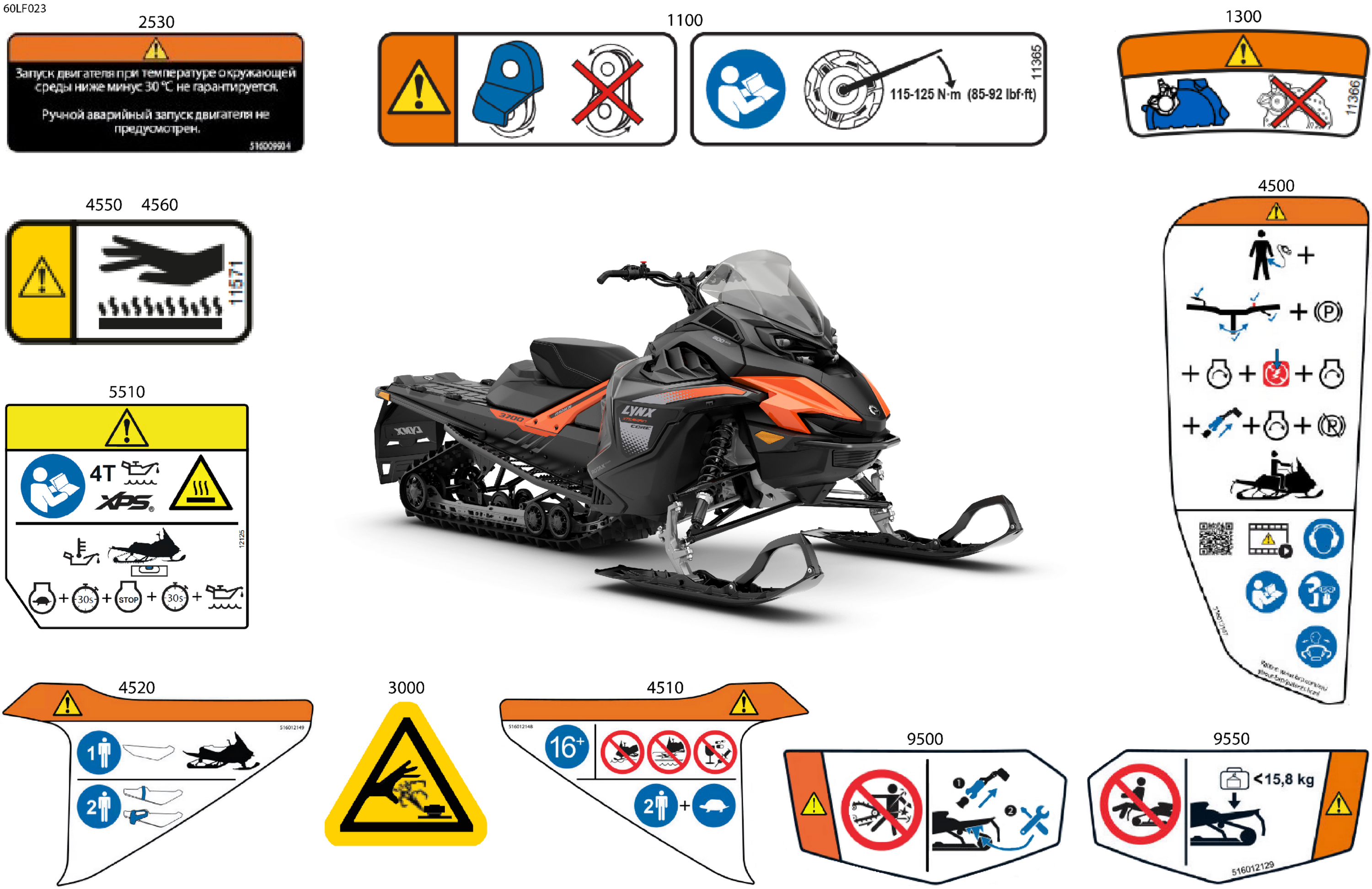 Body - Warning Decals