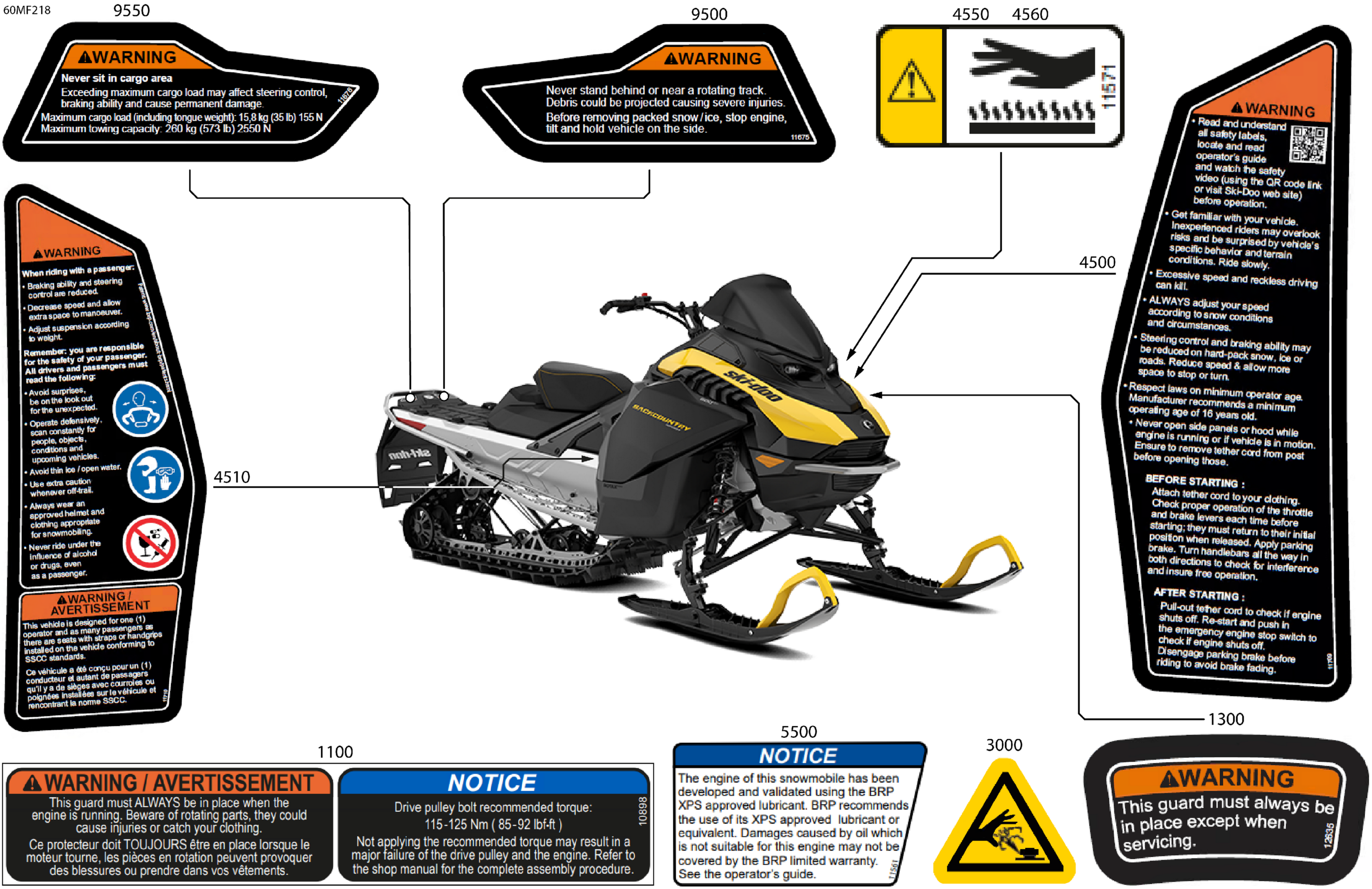 Body - Warning Decals