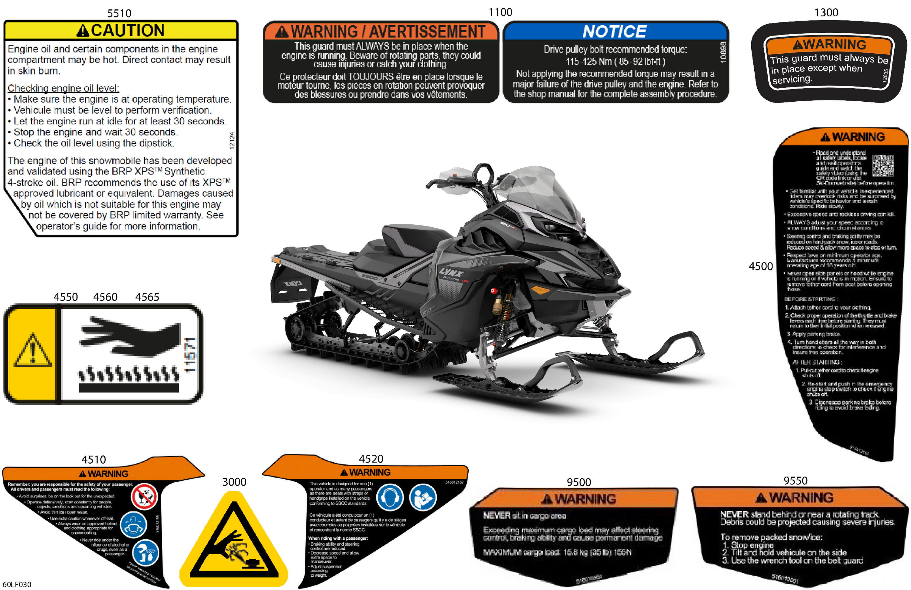 Схема узла: Body - Warning Decals