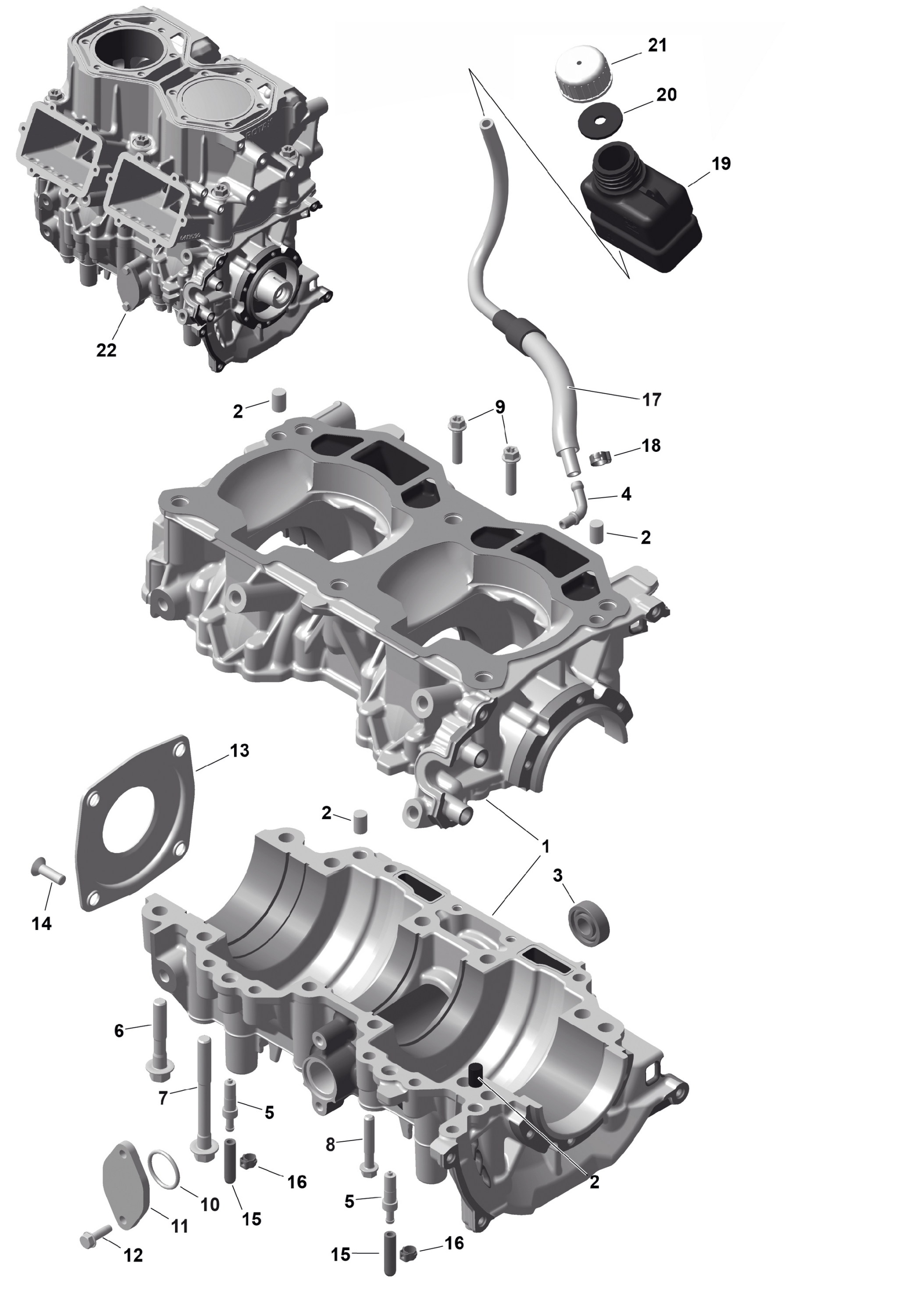 ROTAX - Crankcase
