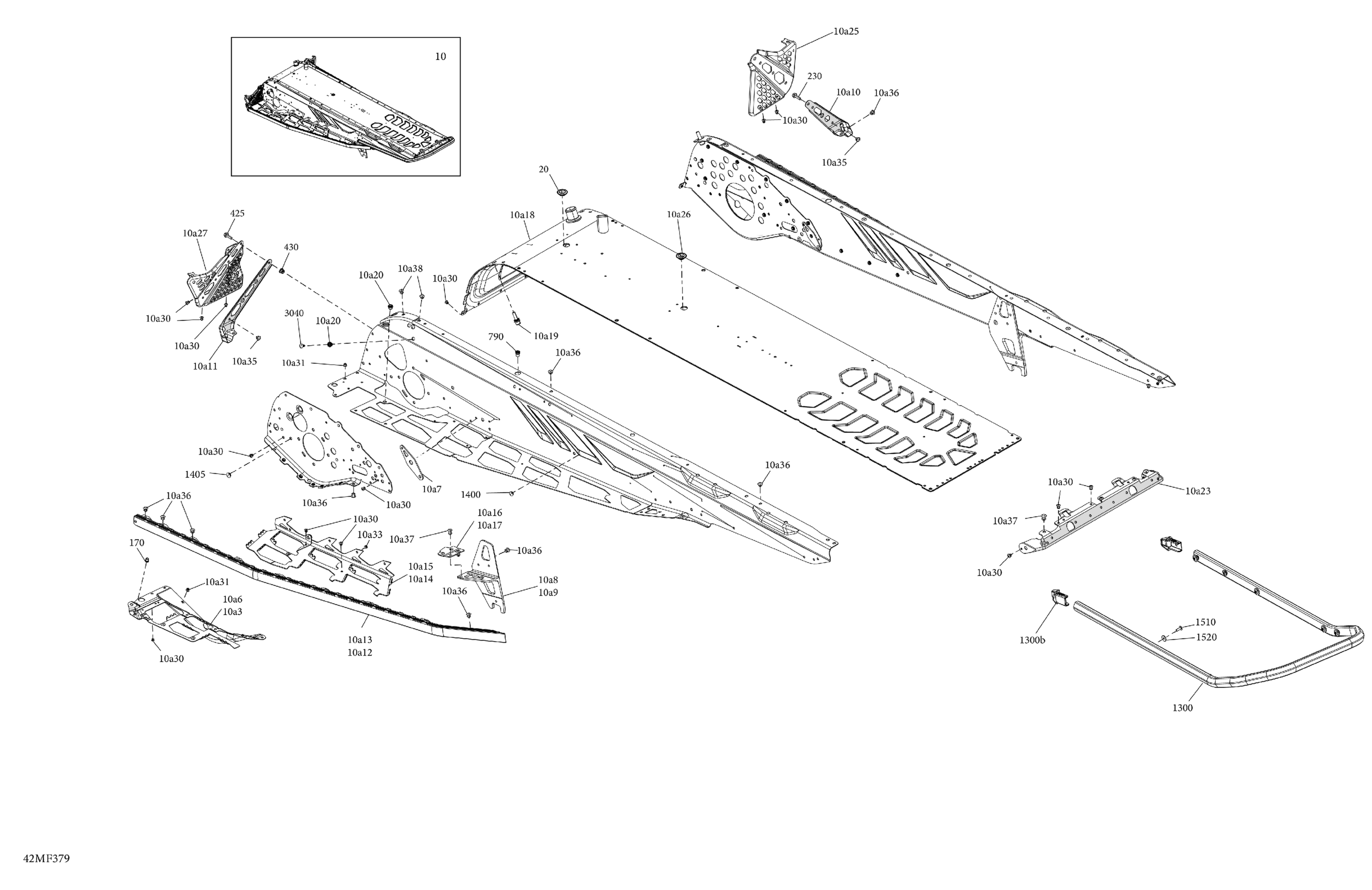 Схема узла: Frame - System - Rear Section