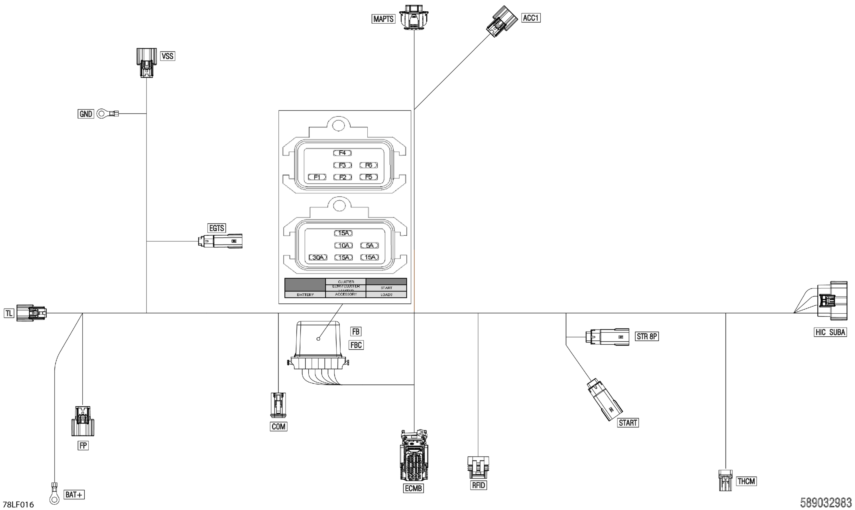 Electric - Main Harness - 515179406