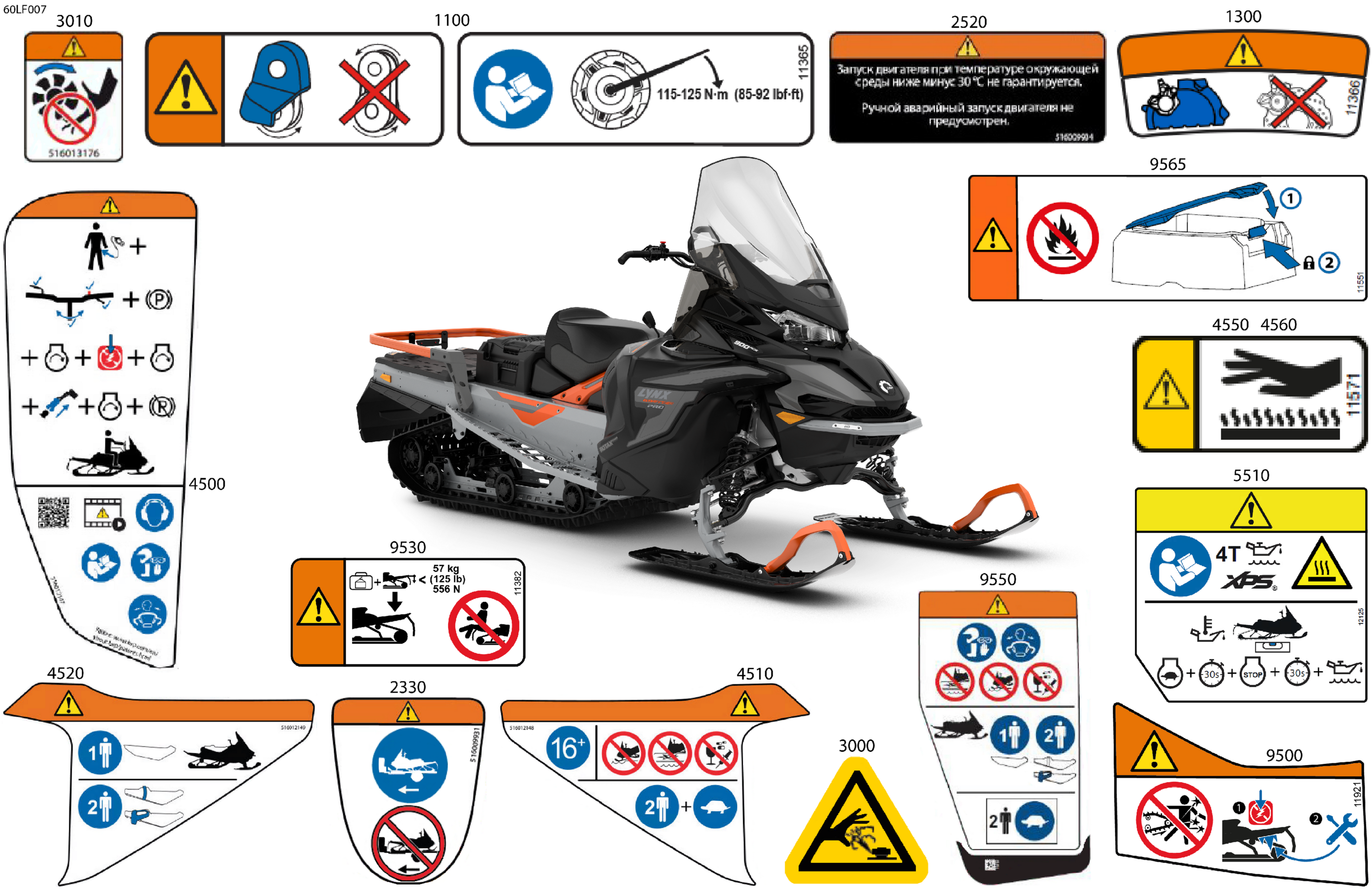 Body - Warning Decals