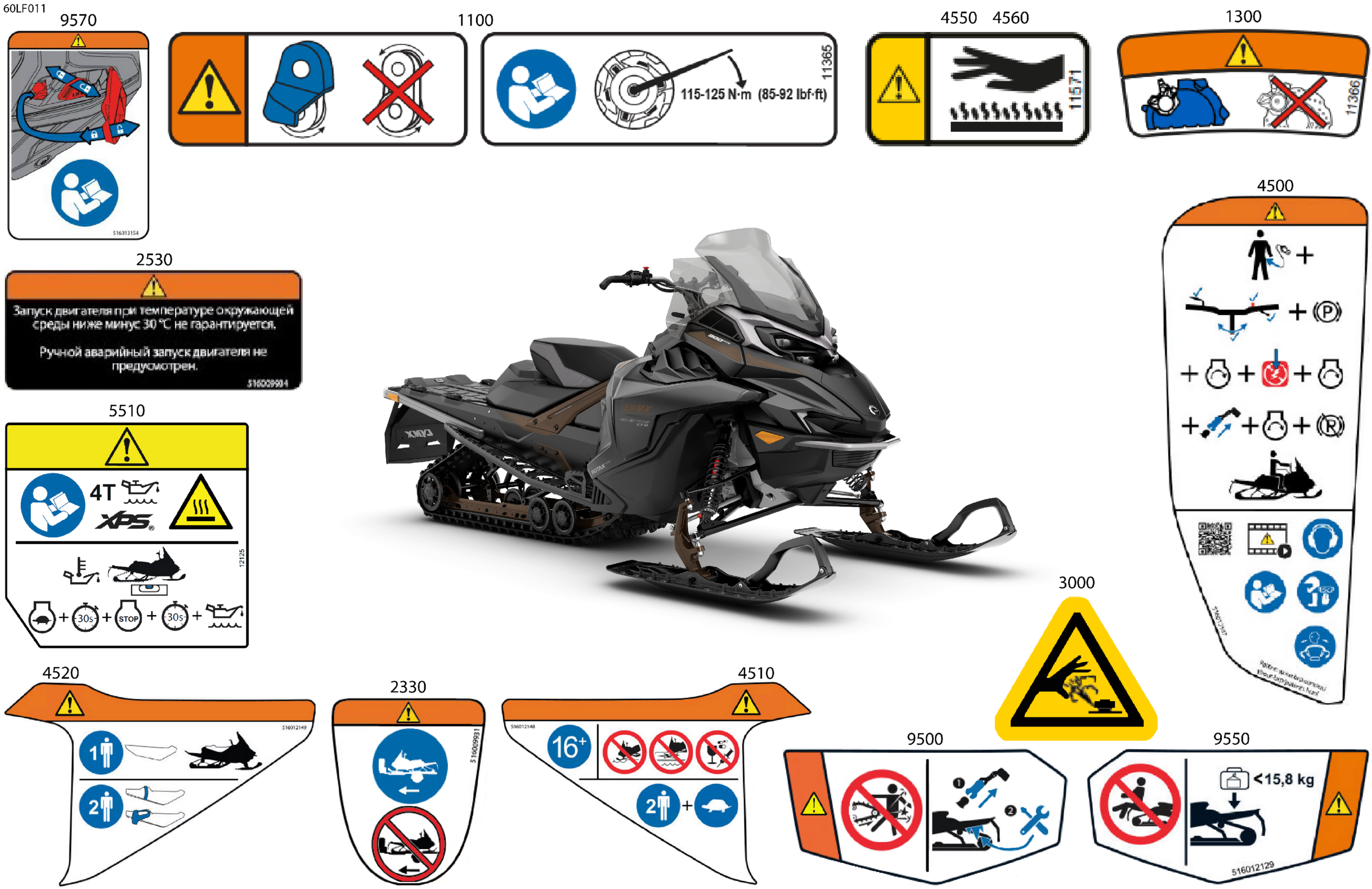 Body - Warning Decals