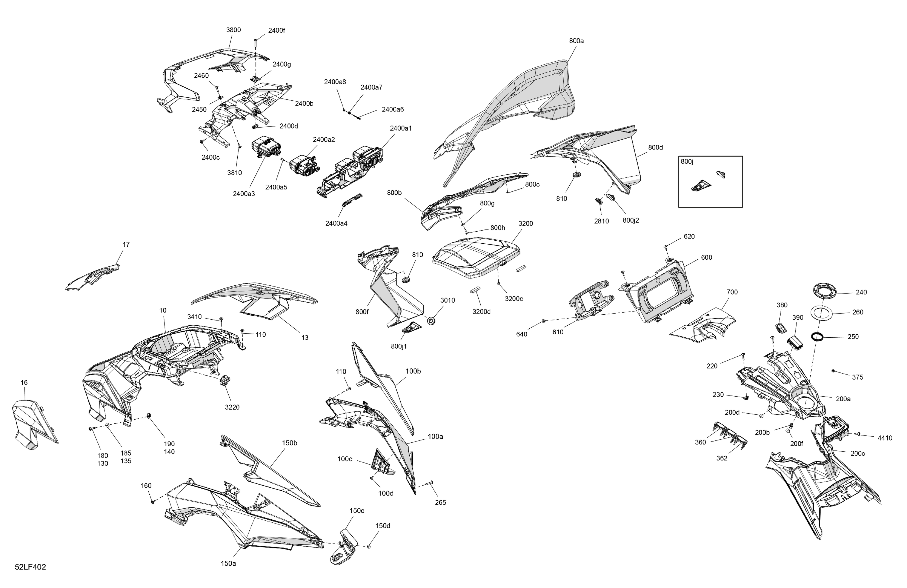 Body - Hood Section and WindShield