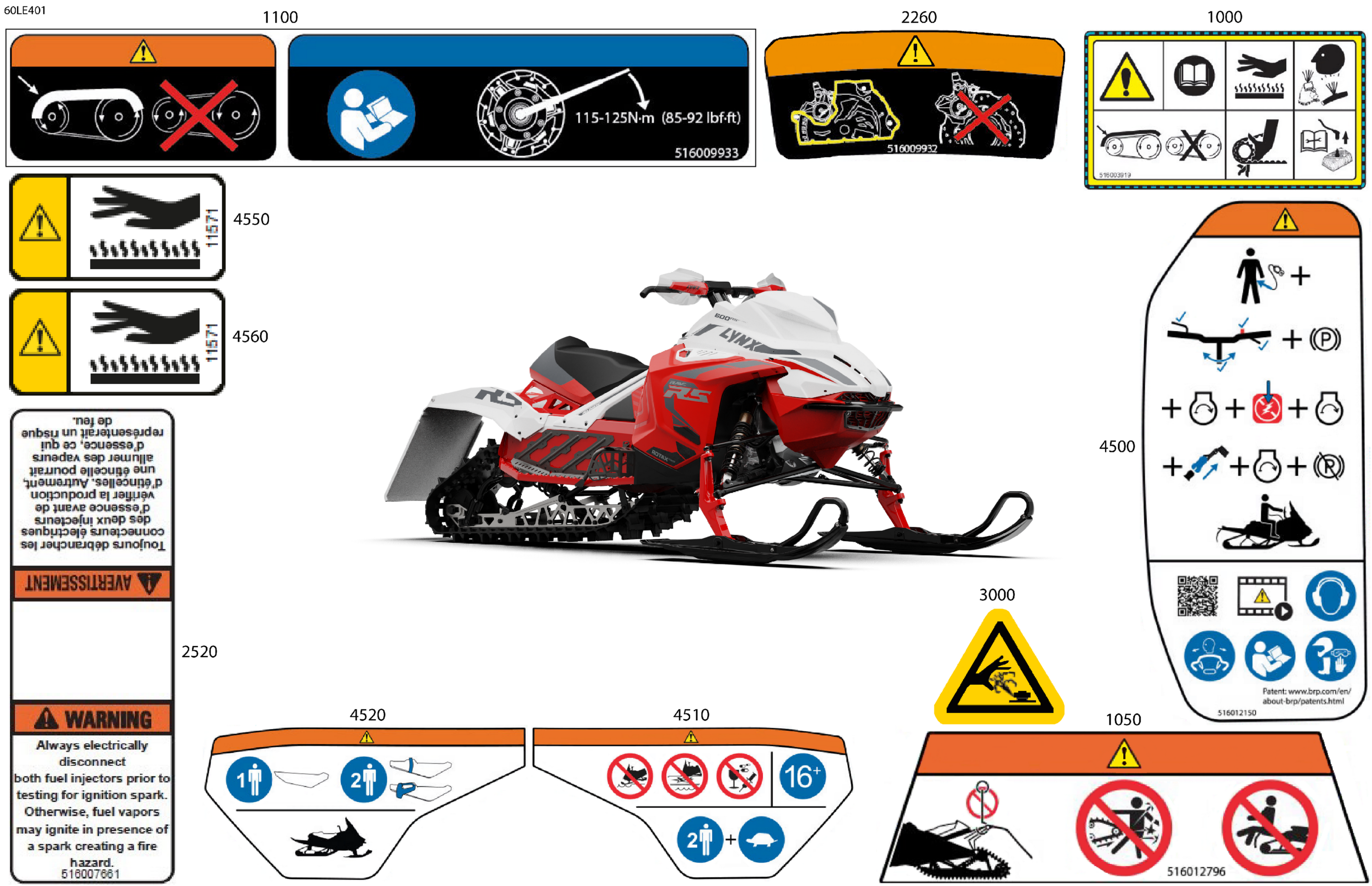 Схема узла: Body - Warning Decals