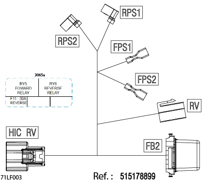Electric - Reverse Wiring Harness - 515178899