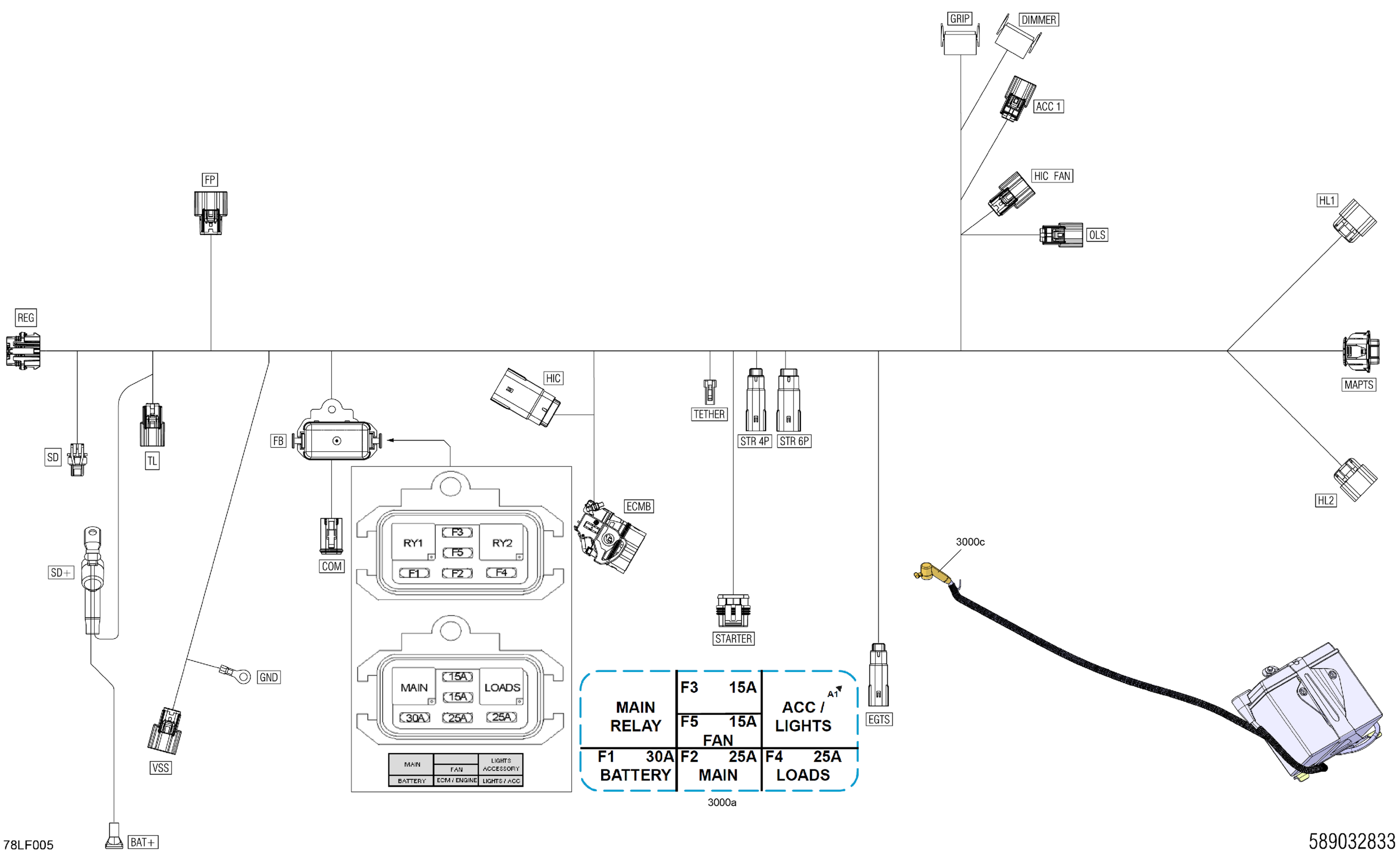 Electric - Main Harness - 515179506