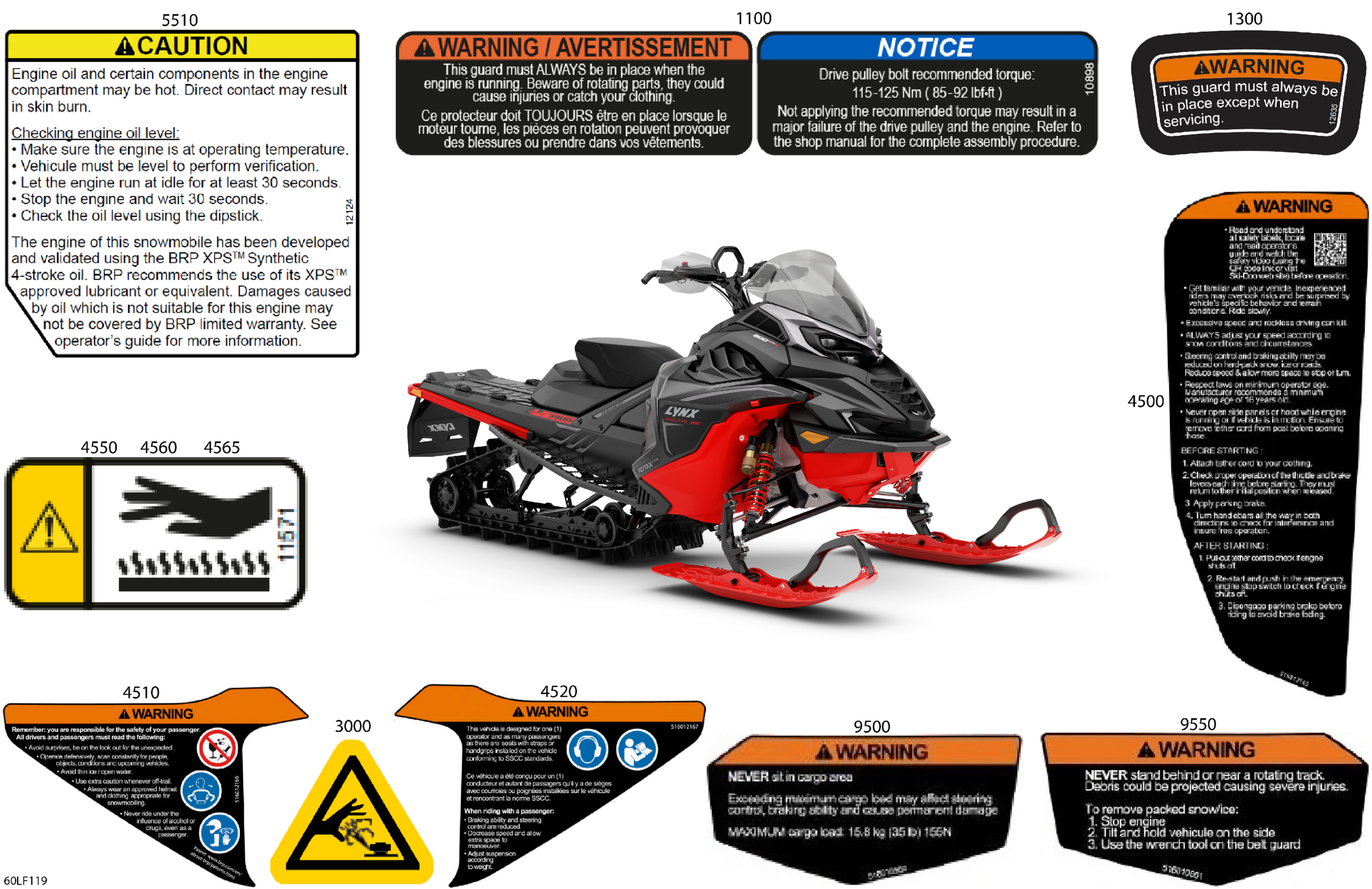Body - Warning Decals