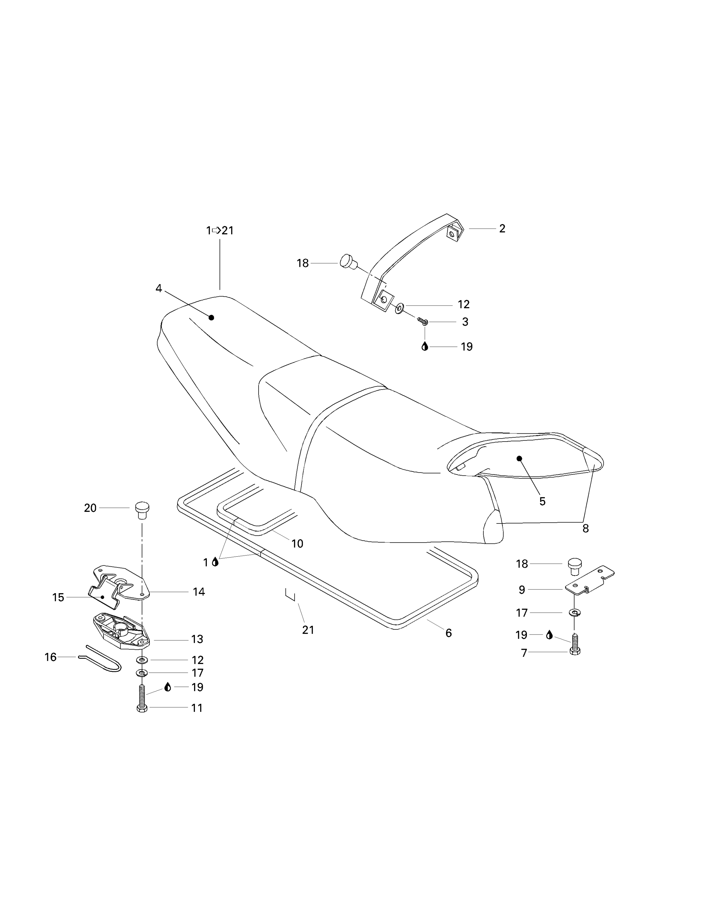 Seat And Engine Cover
