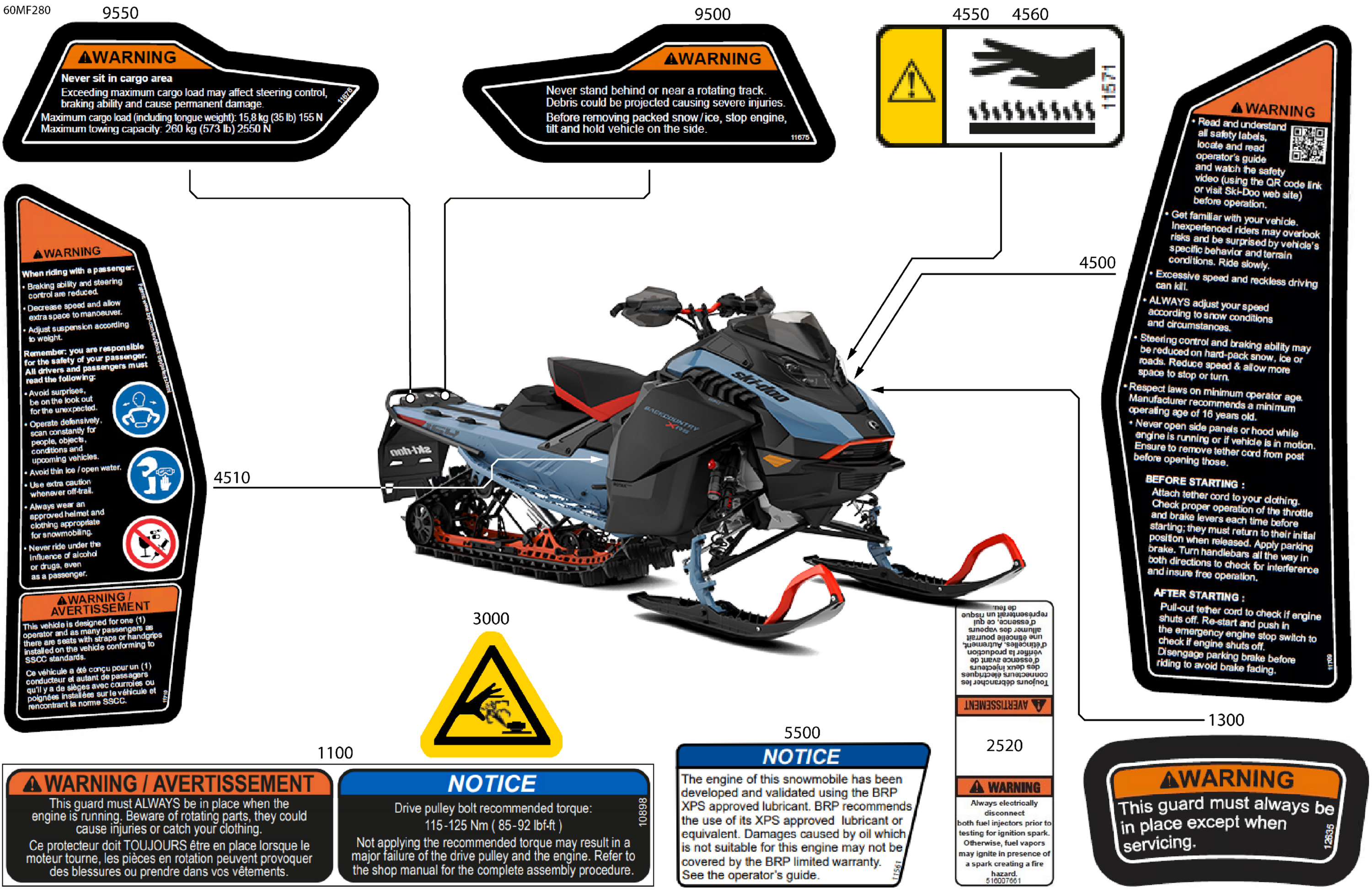 Body - Warning Decals