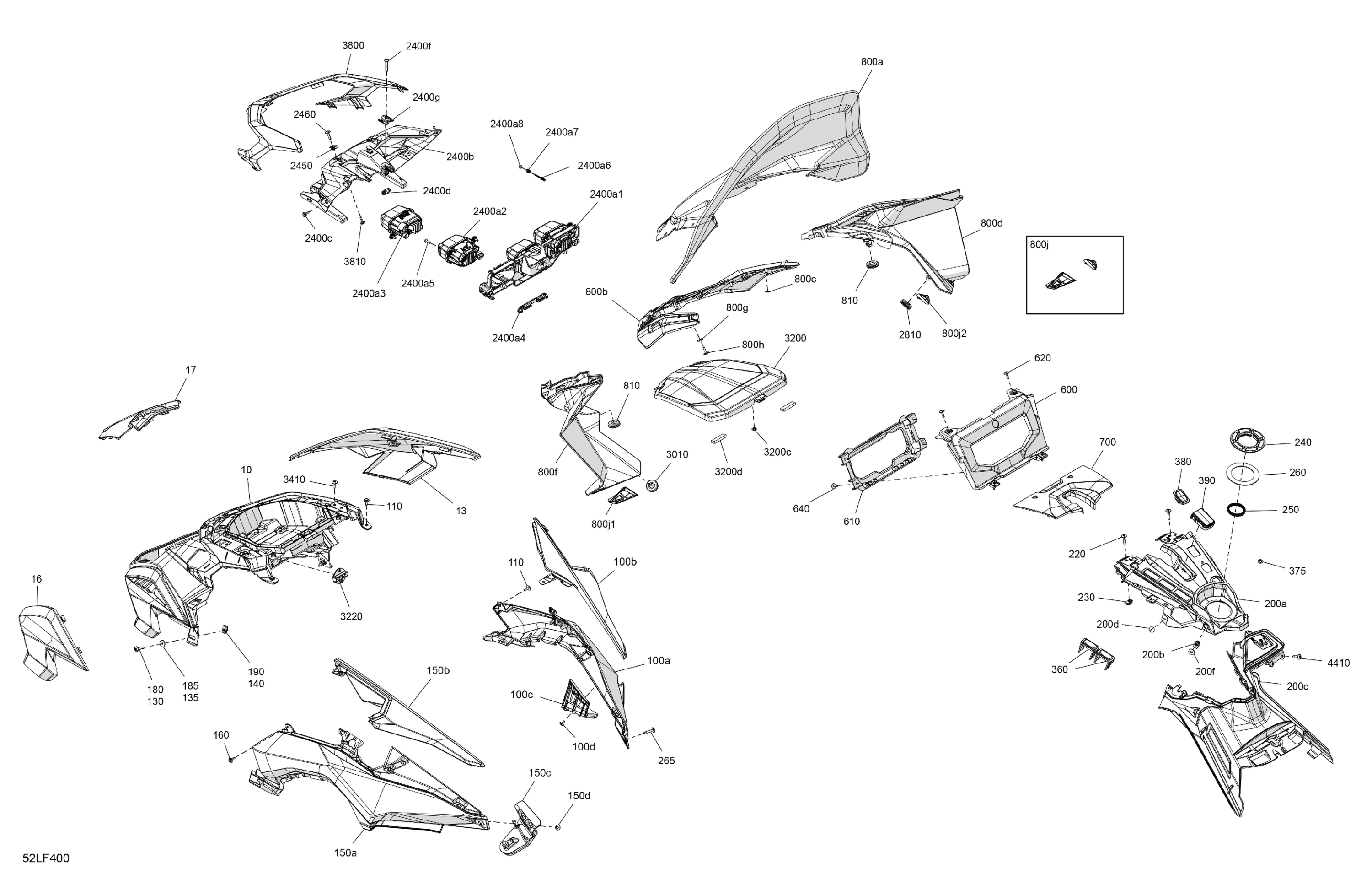 Body - Hood Section and WindShield