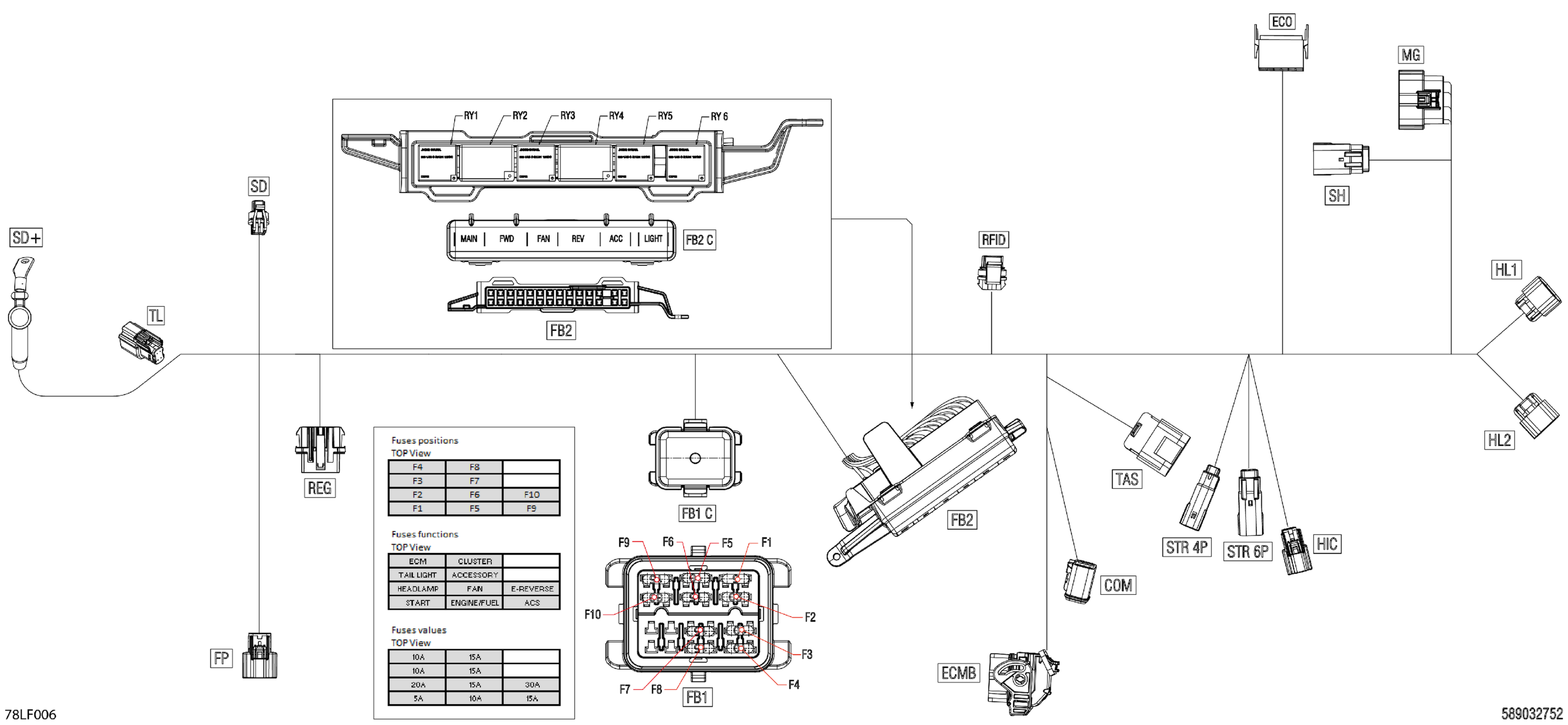 Electric - Main Harness - 515178729