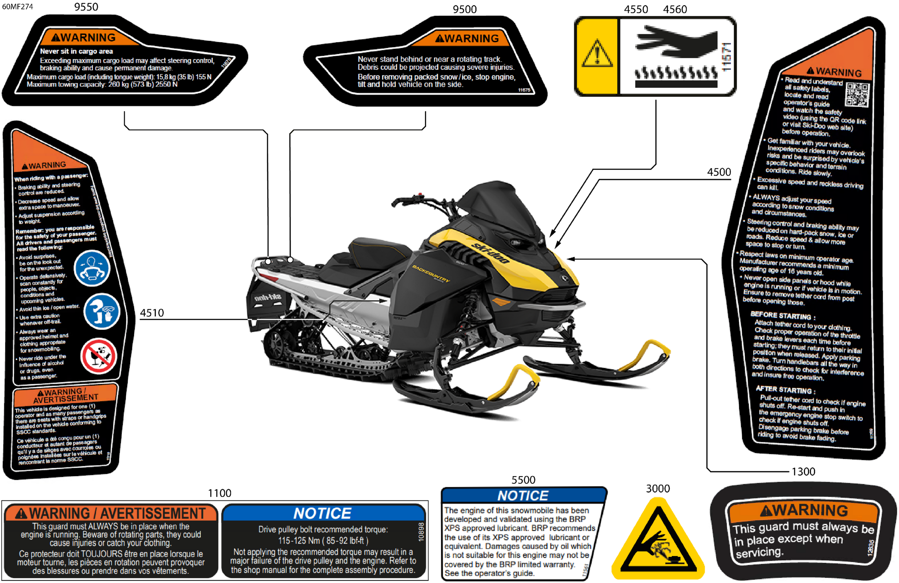 Body - Warning Decals