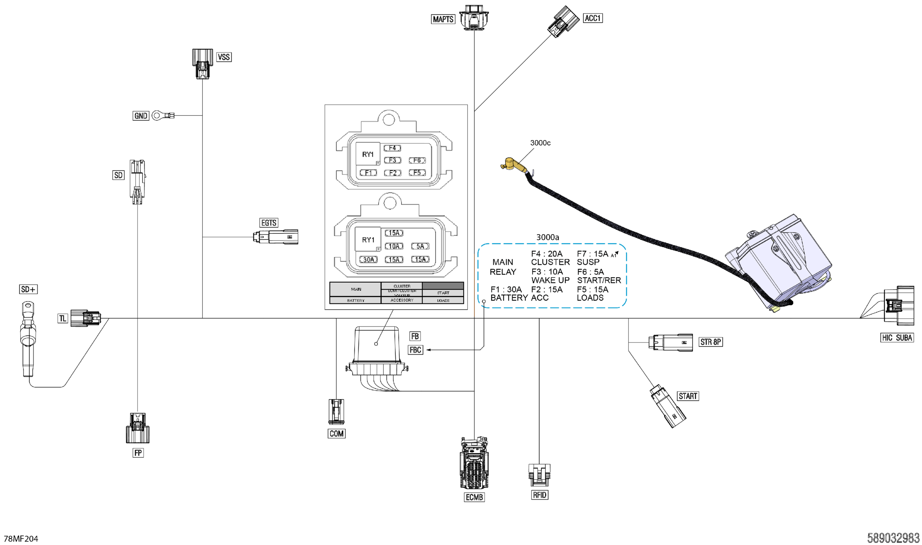 Electric - Main Harness - 515179387