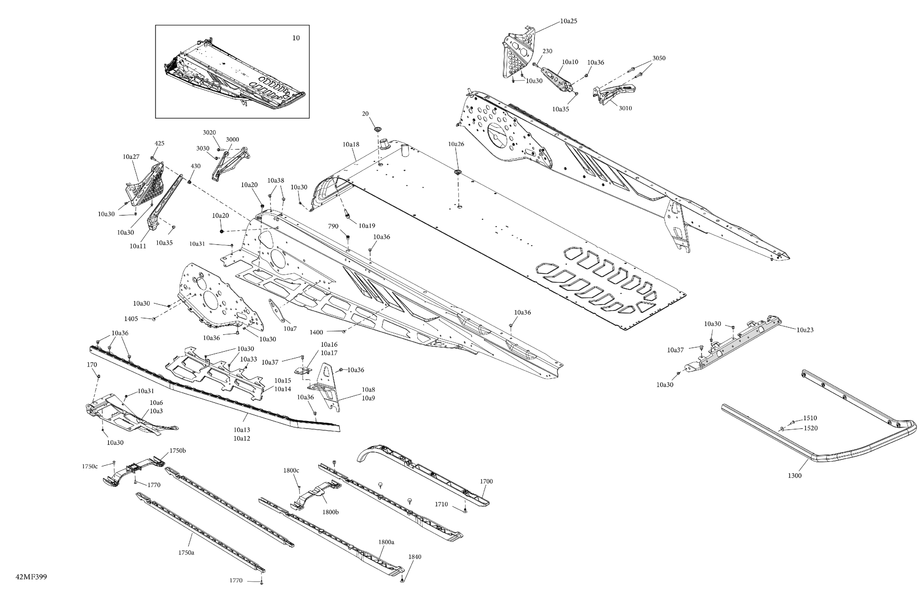 Схема узла: Frame - System - Rear Section