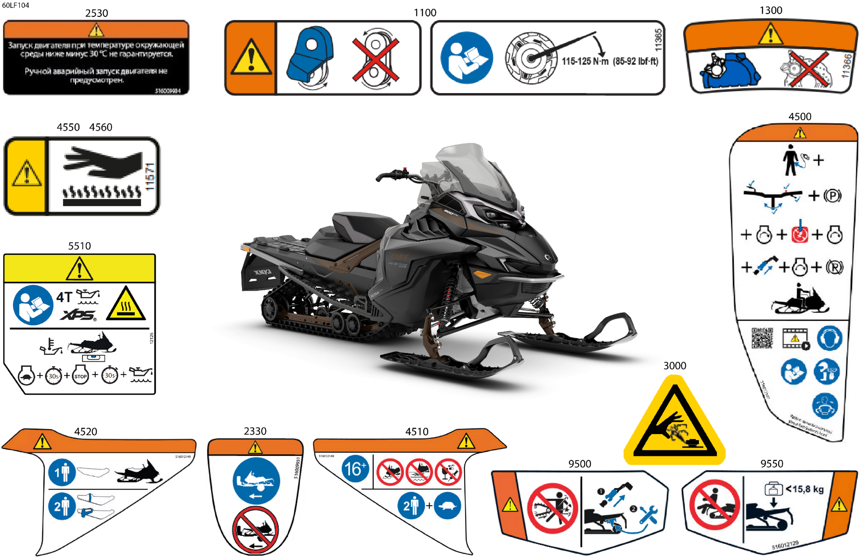 Body - Warning Decals