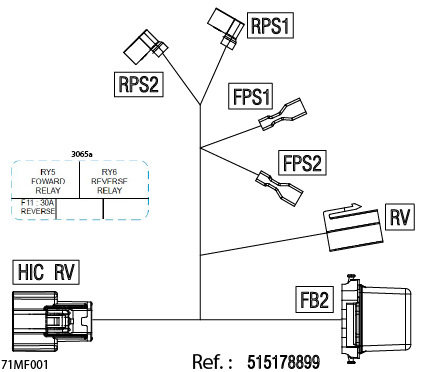 Electric - Reverse Wiring Harness - 515178899
