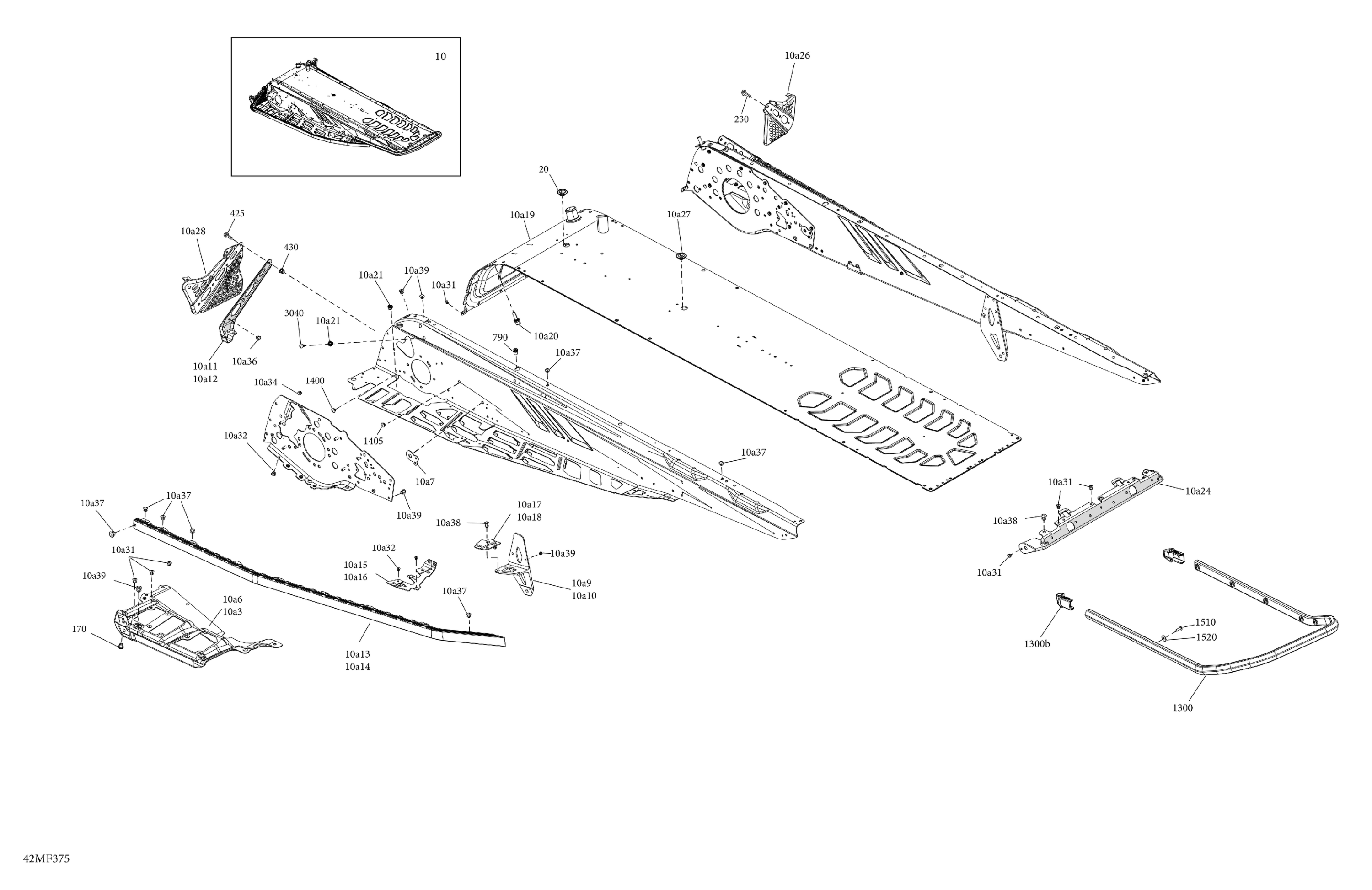 Схема узла: Frame - System - Rear Section
