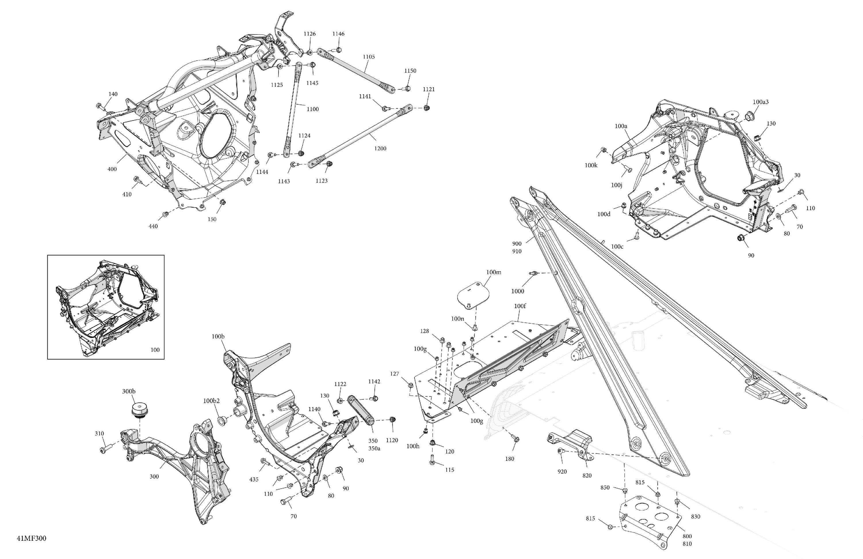 Схема узла: Frame - System - Front Section