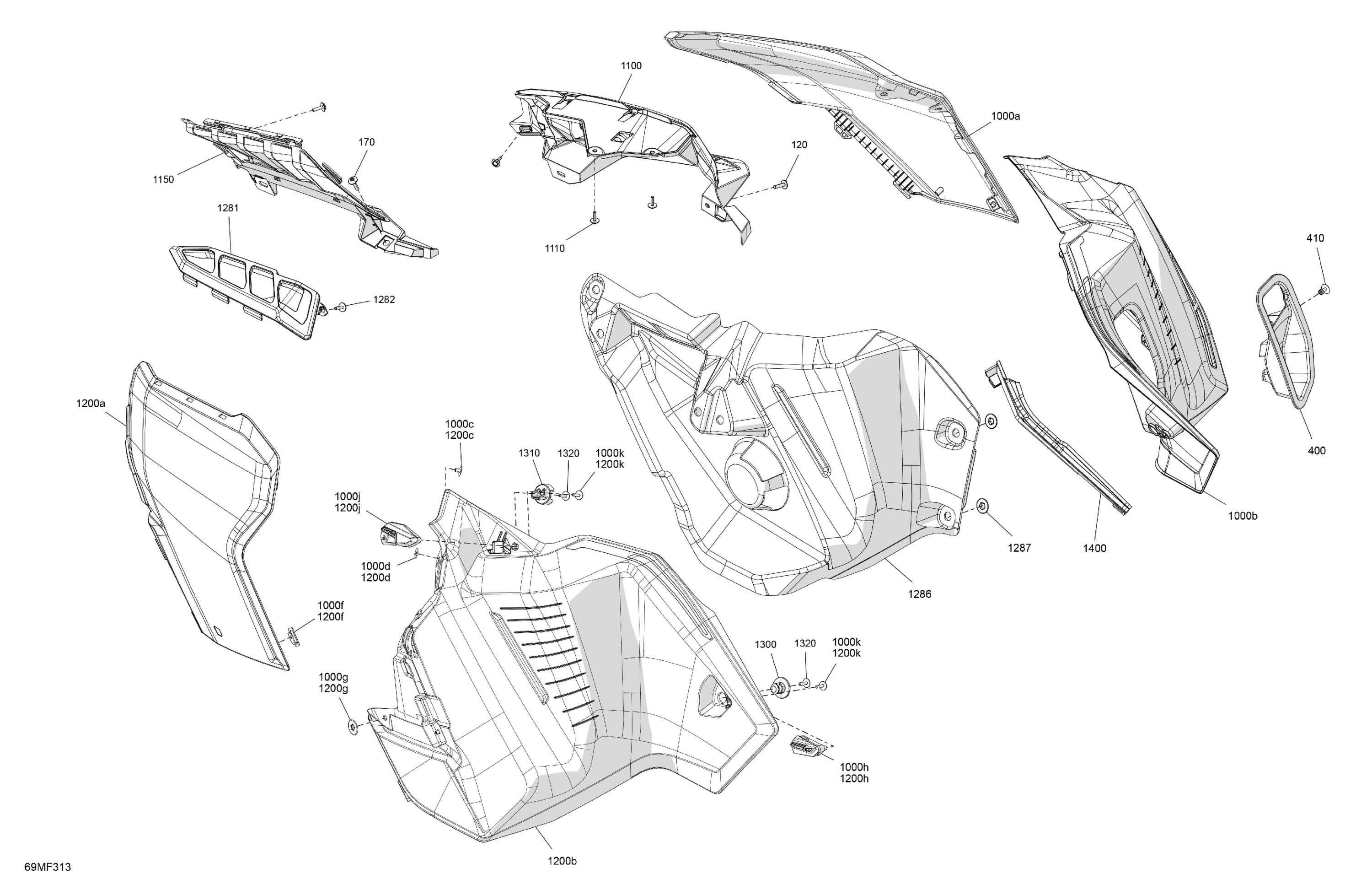 Схема узла: Body - Side Panels