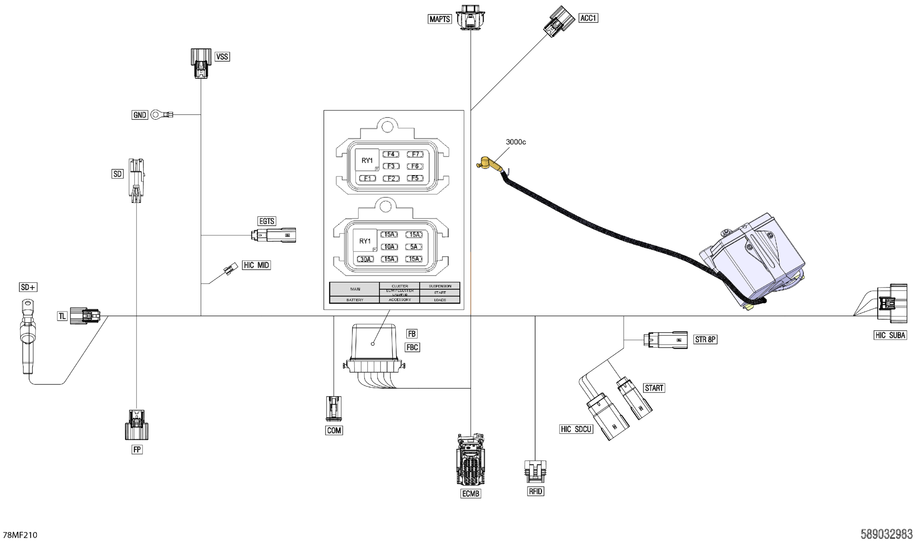 Electric - Main Harness - 515179388