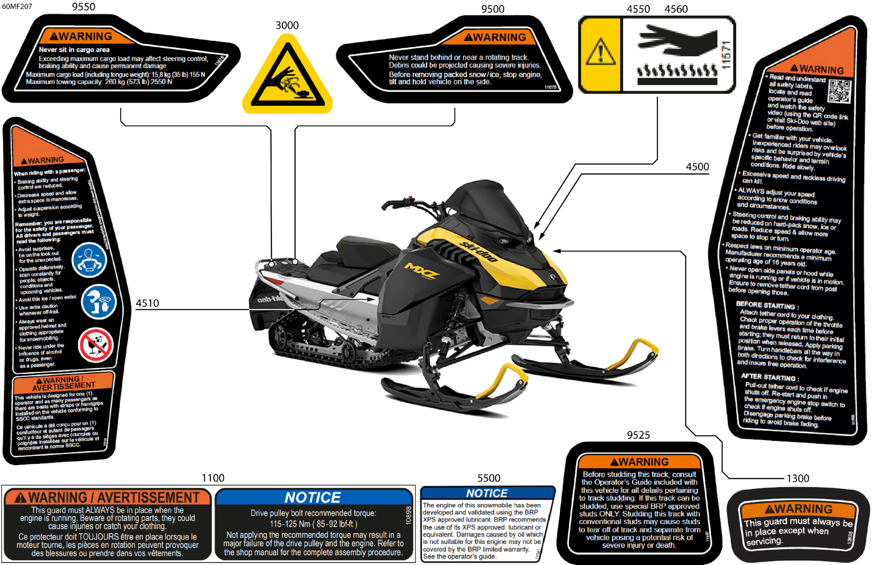 Body - Warning Decals