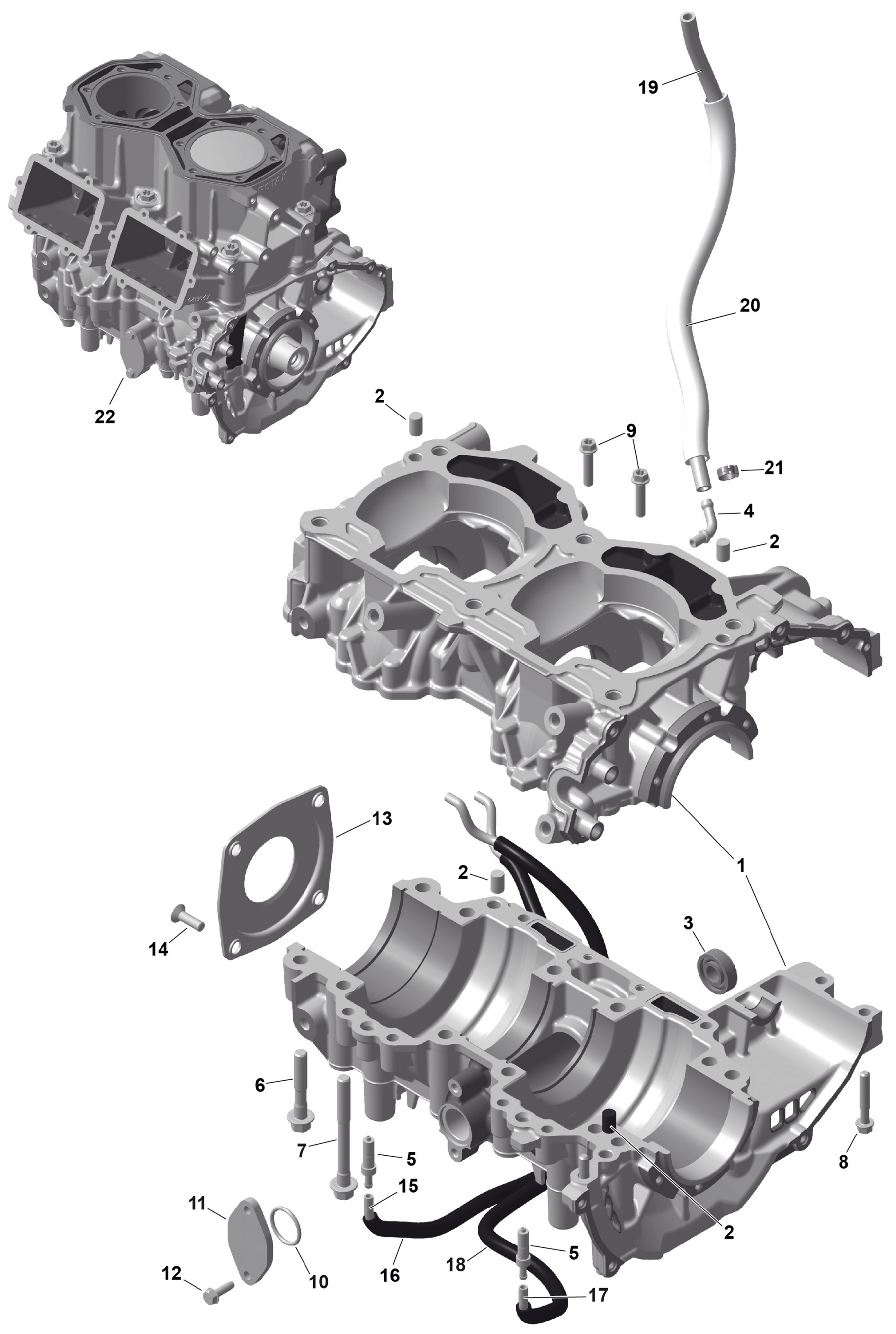ROTAX - Crankcase
