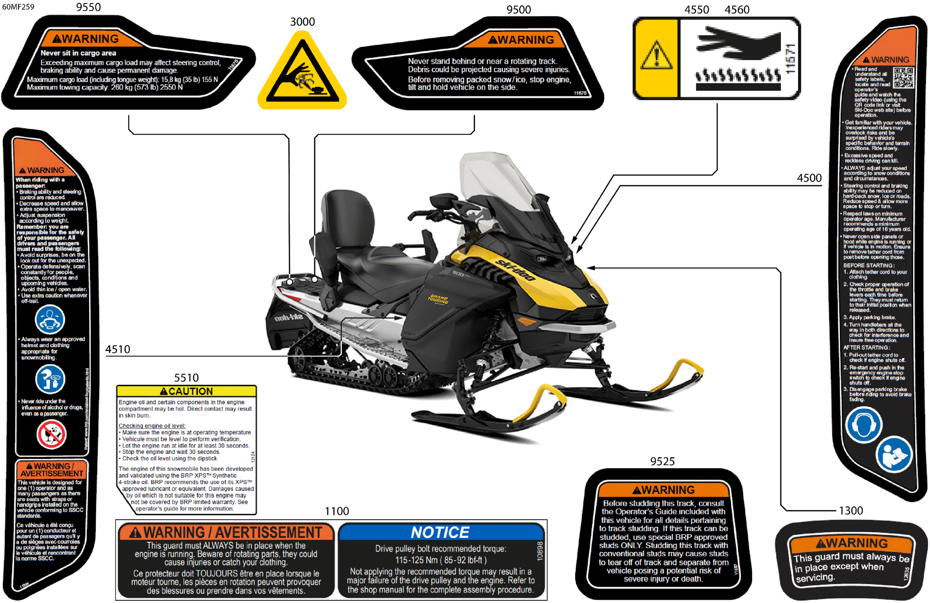 Body - Warning Decals
