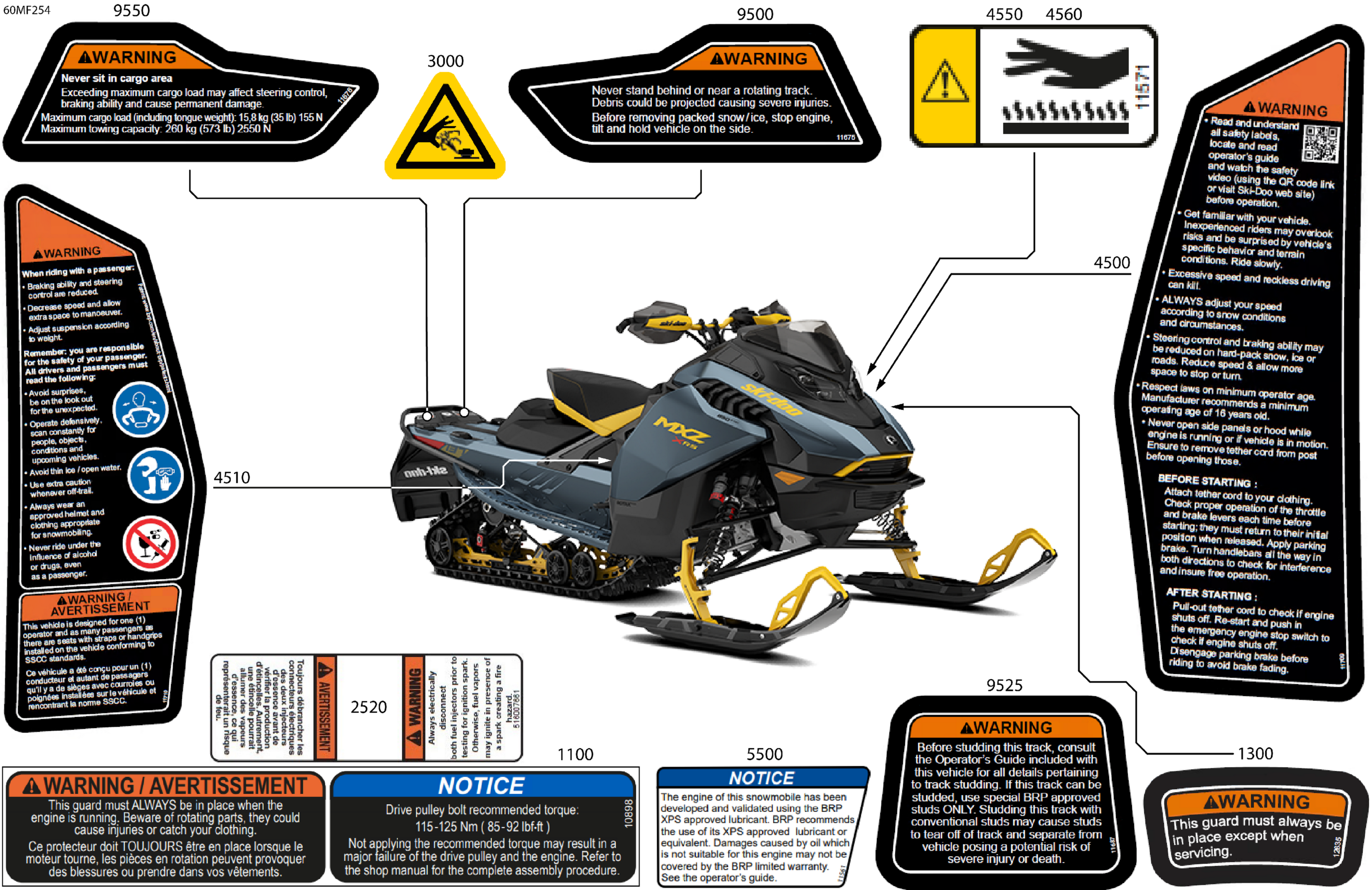 Body - Warning Decals