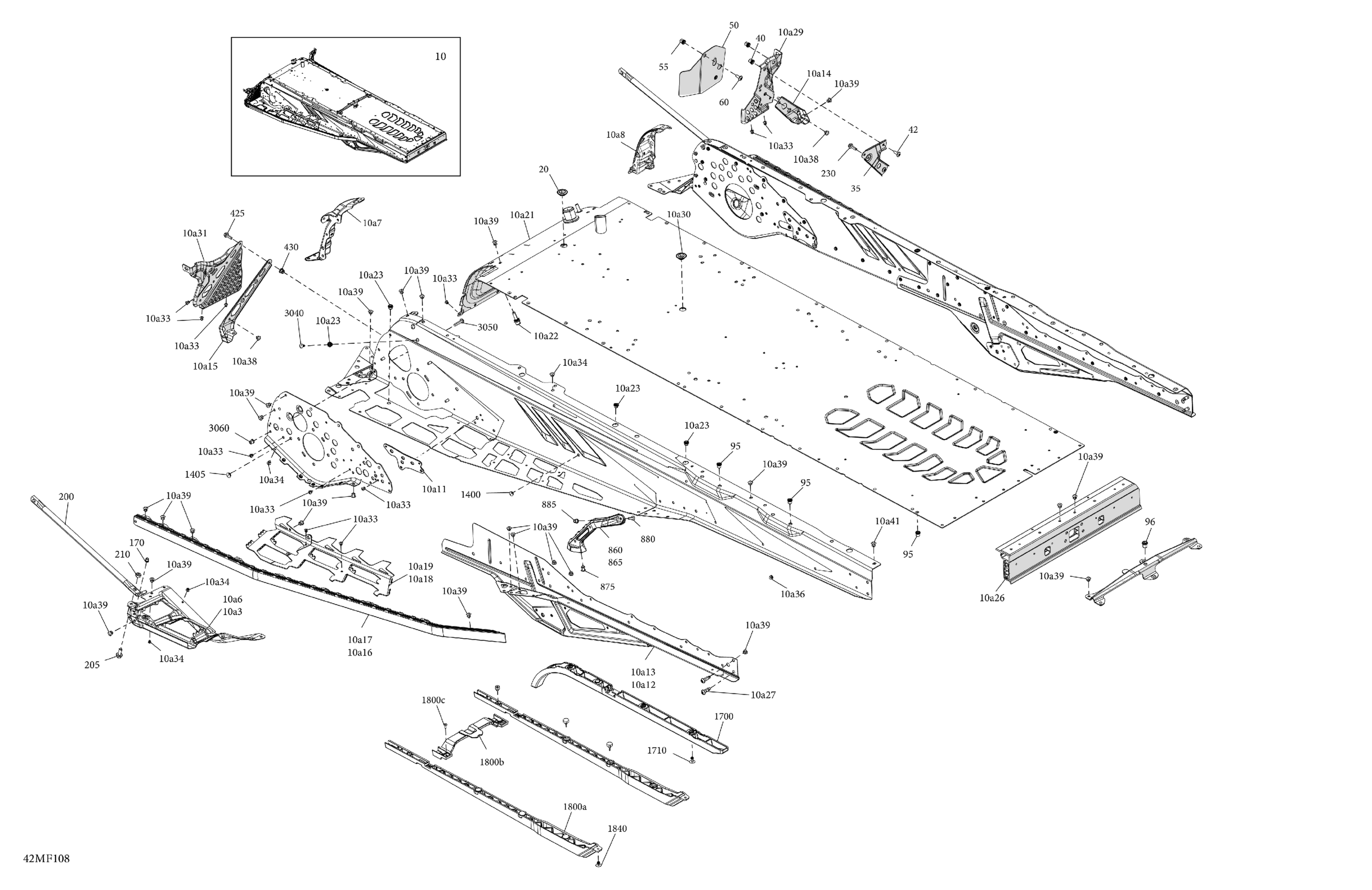Схема узла: Frame - System - Rear Section